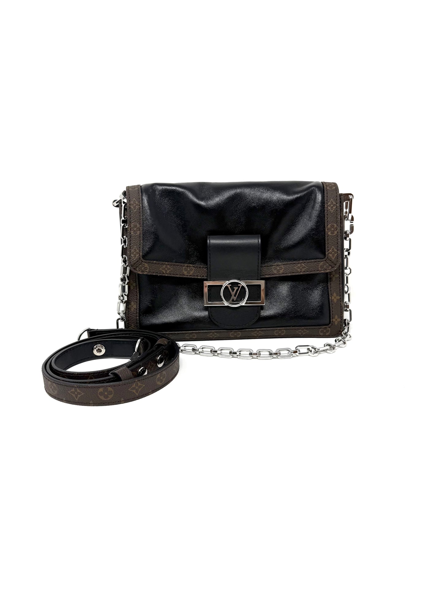 Louis Vuitton Dauphine Soft Vibe MM Black Silver