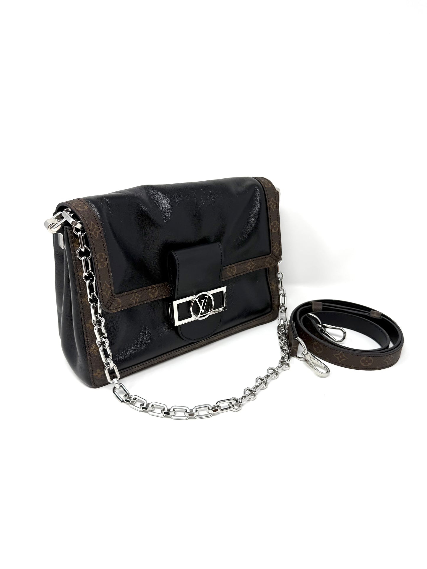 Louis Vuitton Dauphine Soft Vibe MM Black Silver