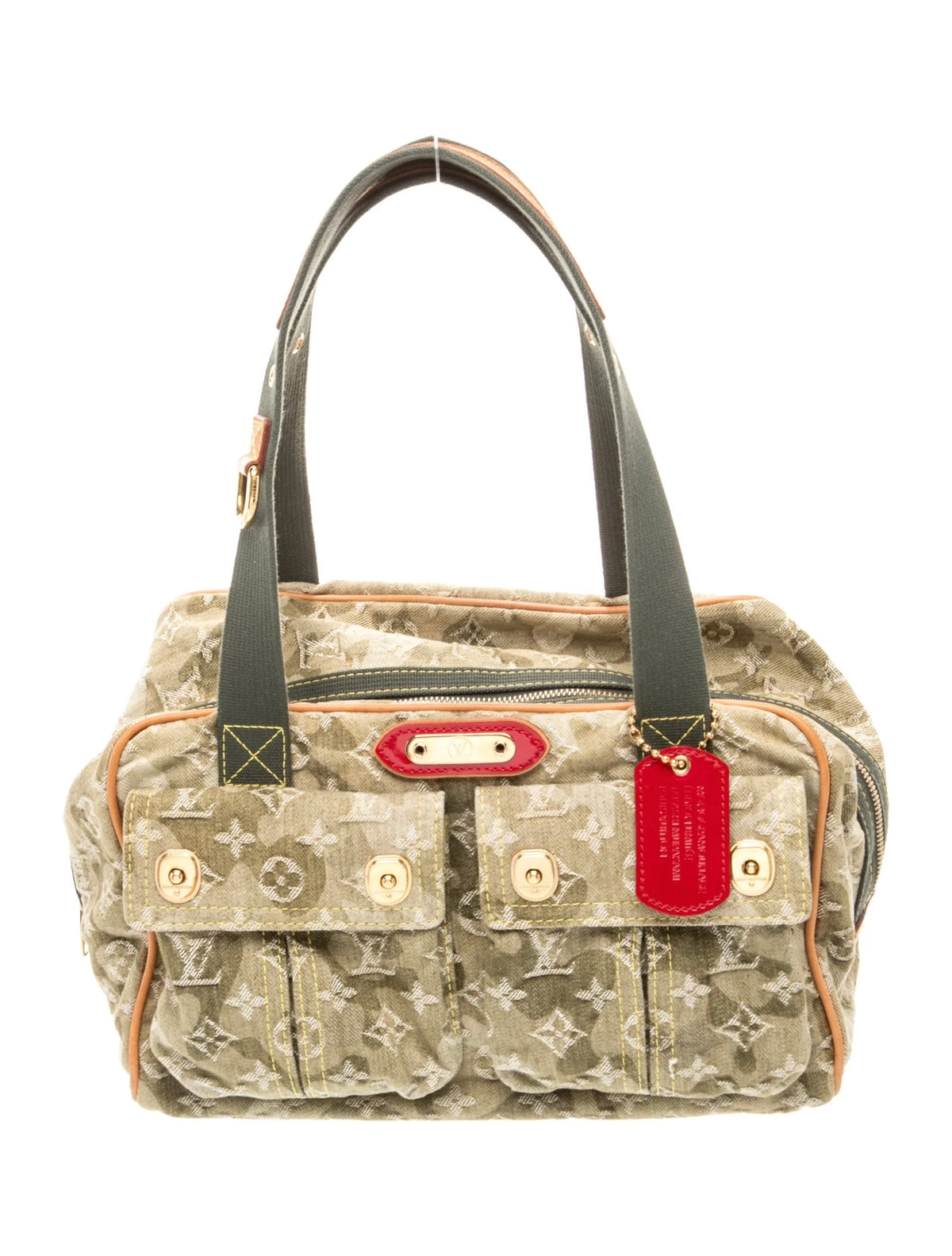 Louis Vuitton Takashi Murakami Monogramouflage Denim Jasmine Camouflage Bag