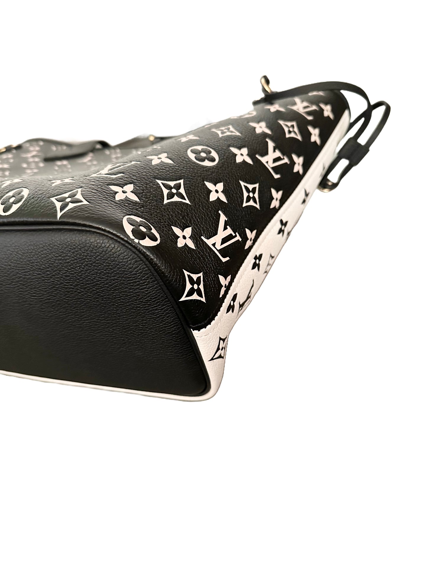 Louis Vuitton Spring in the City Empreinte Neverfull MM Black White Pink
