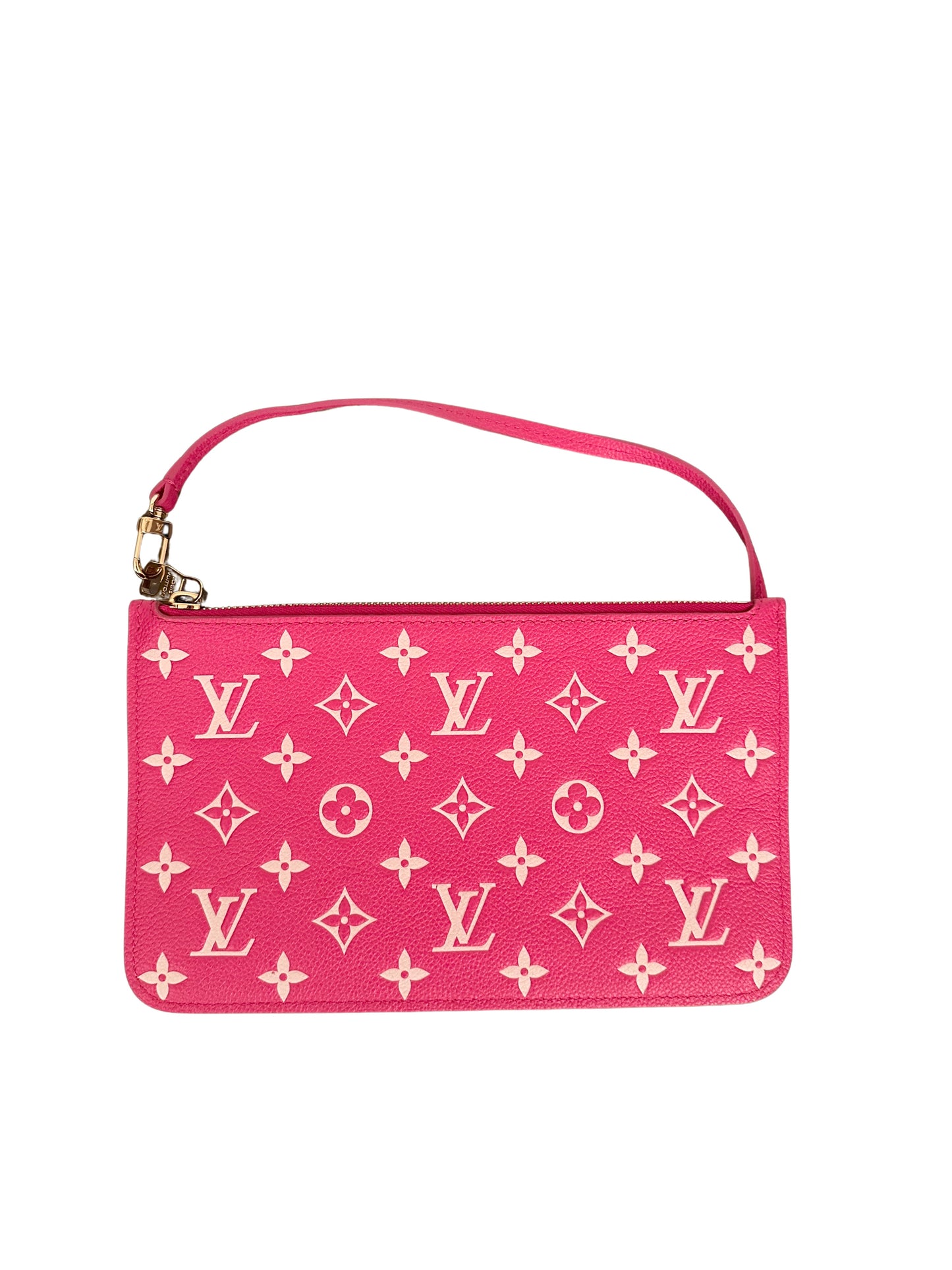 Louis Vuitton Spring in the City Empreinte Neverfull MM Black White Pink