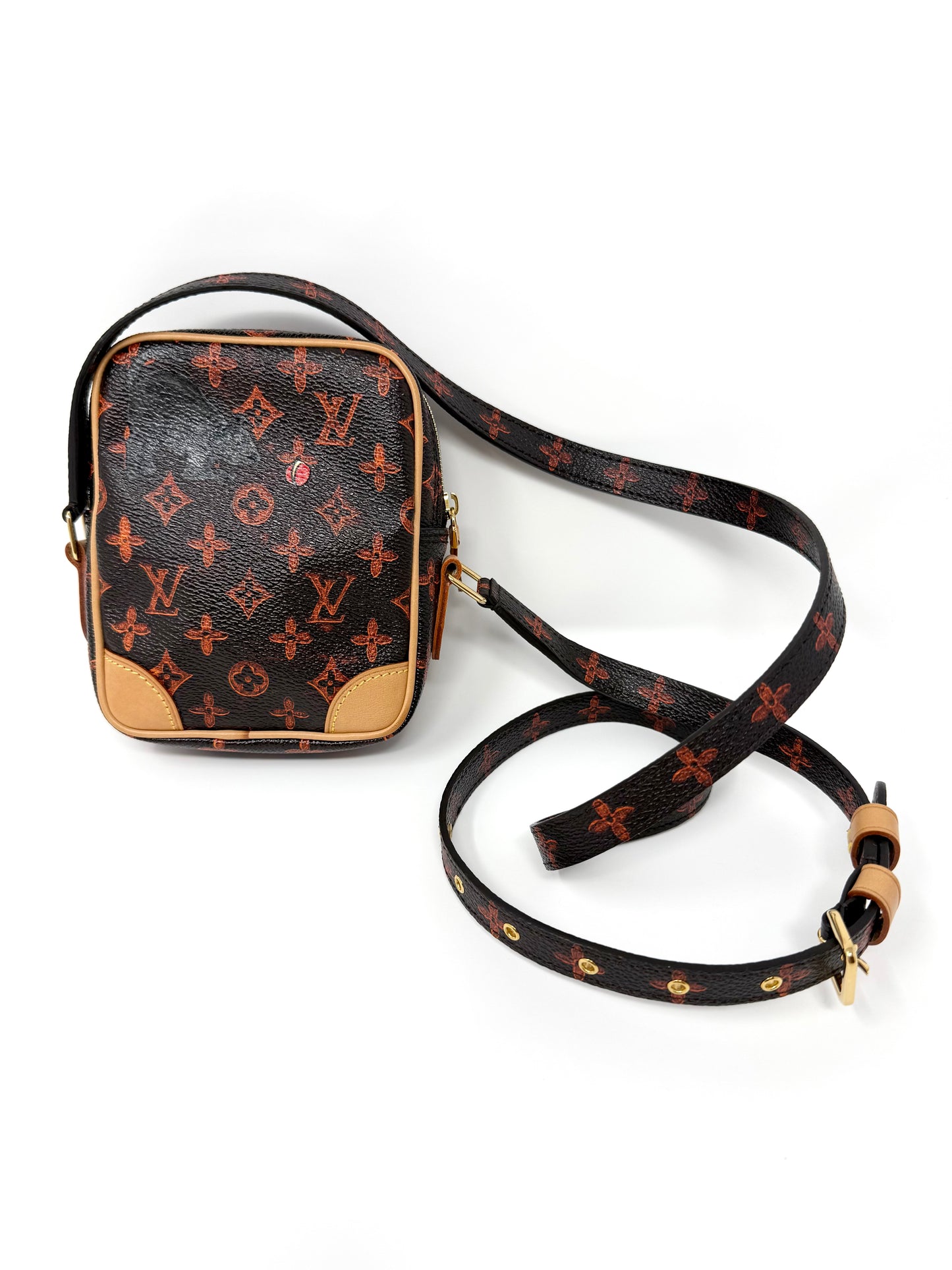 Louis Vuitton x Grace Coddington Catogram Paname Crossbody