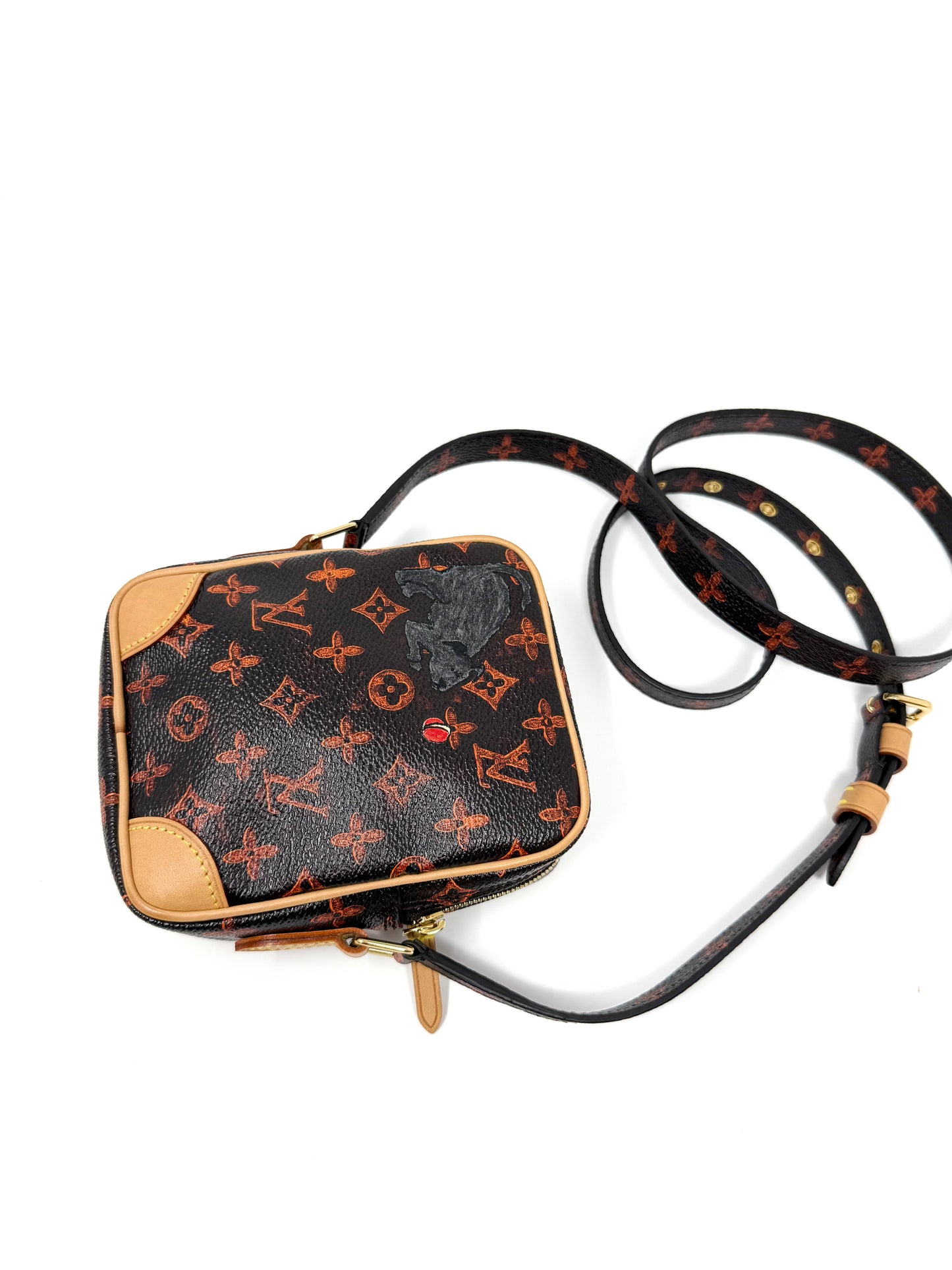 Louis Vuitton x Grace Coddington Catogram Paname Crossbody