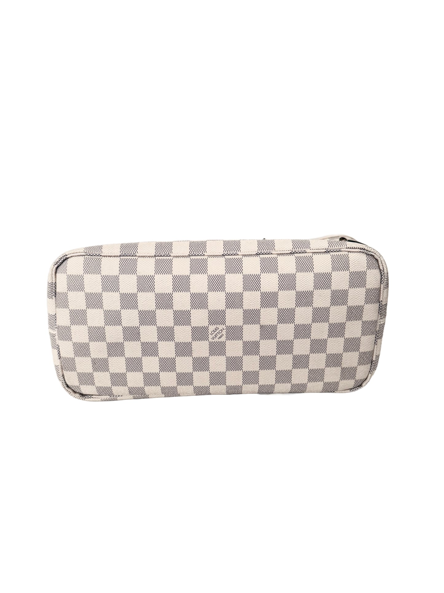 Louis Vuitton Braided Neverfull MM Damier Azur Rose Ballerine