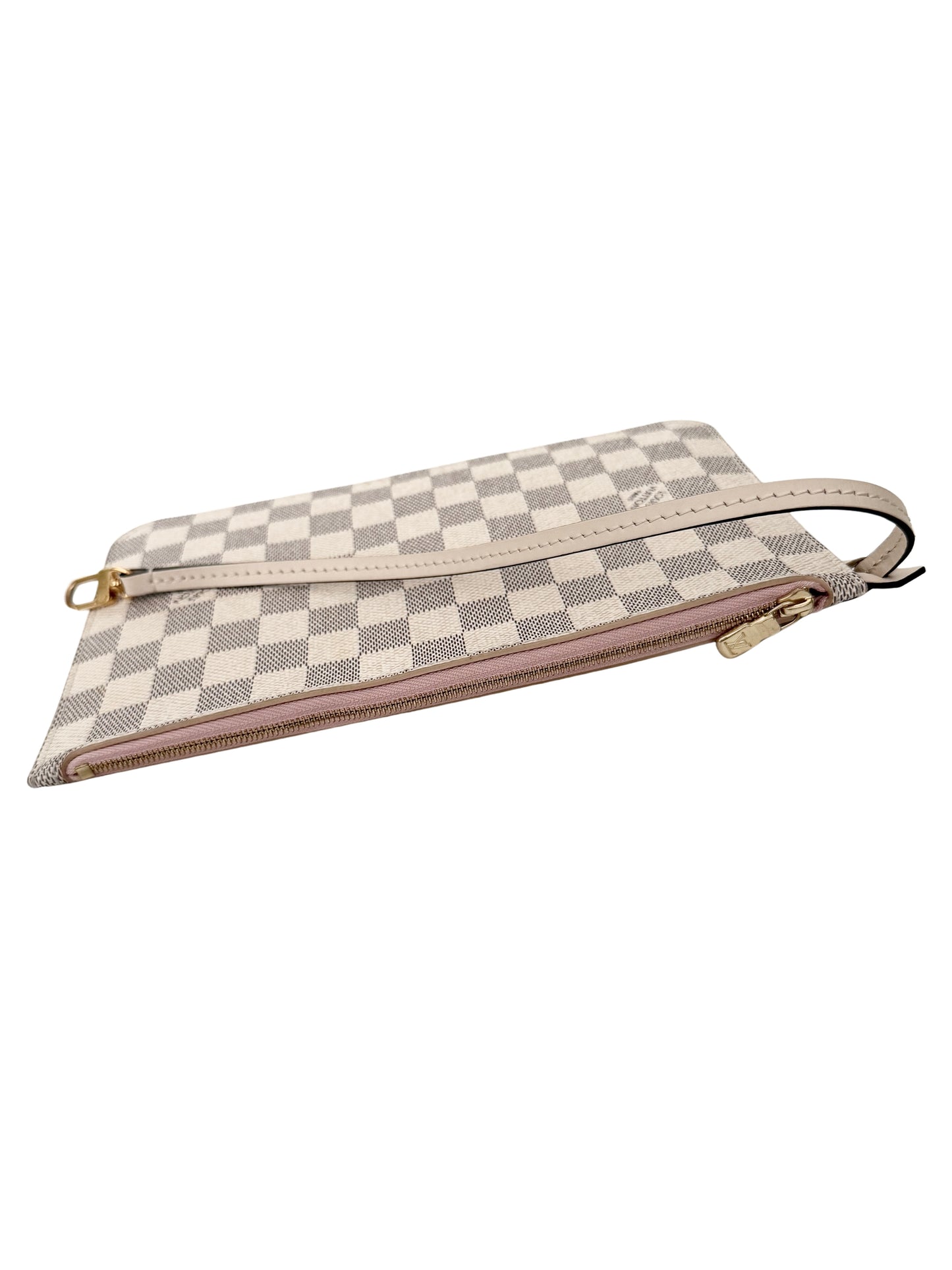 Louis Vuitton Braided Neverfull MM Damier Azur Rose Ballerine