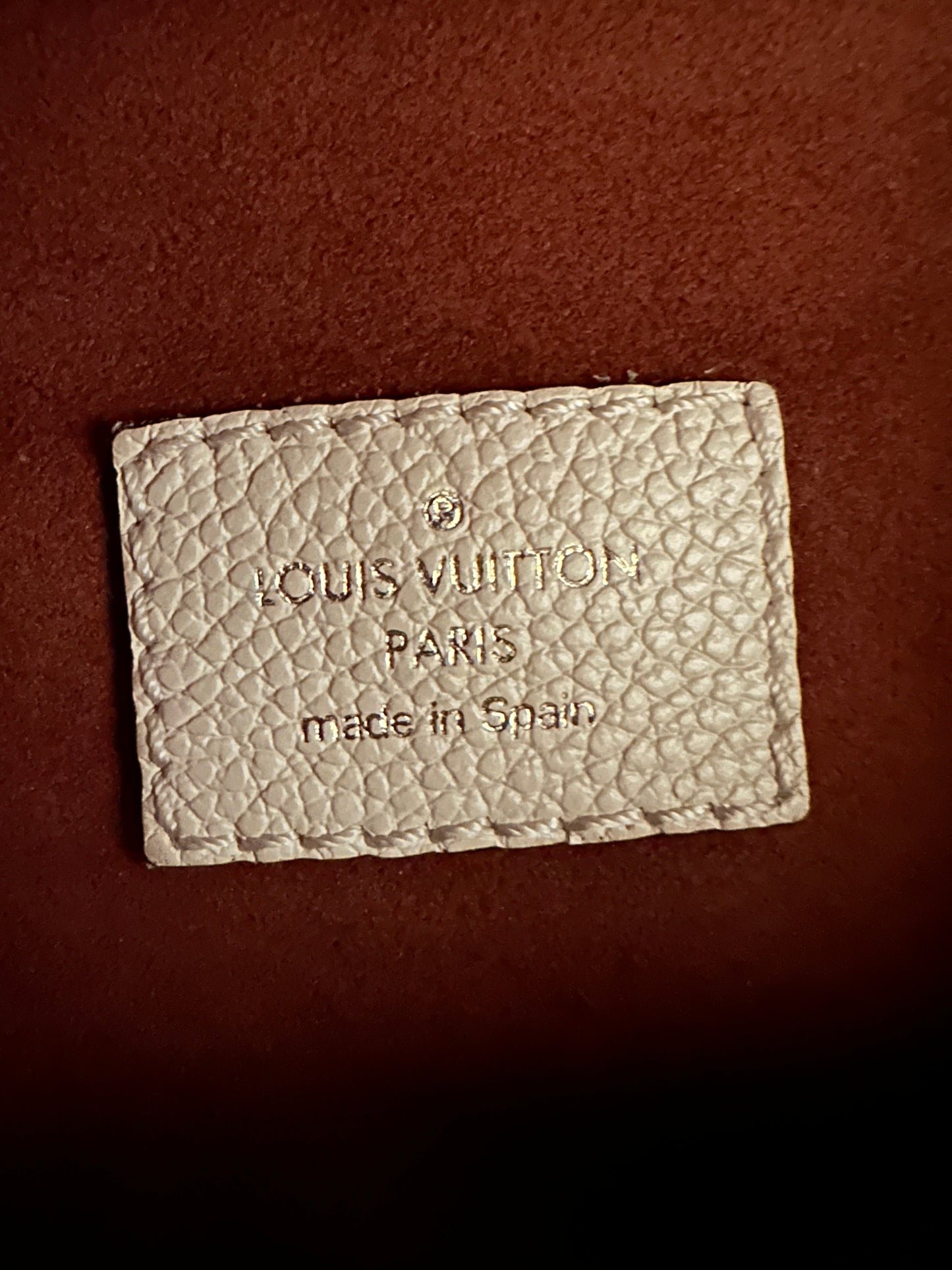 Louis Vuitton Empreinte BumBag Monogram Waist Belt Bag Creme Ivory White Cream