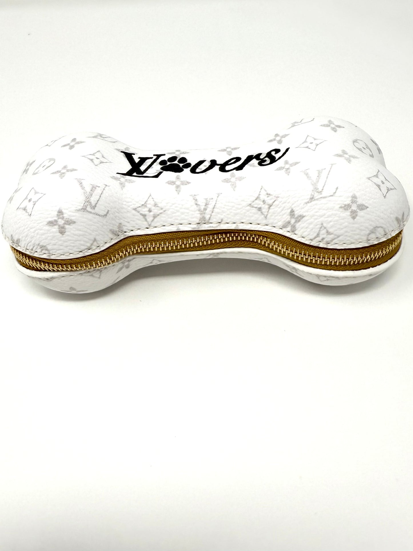 Louis Vuitton Pharrell Bone Key Holder Bag Charm White Paw Monogram