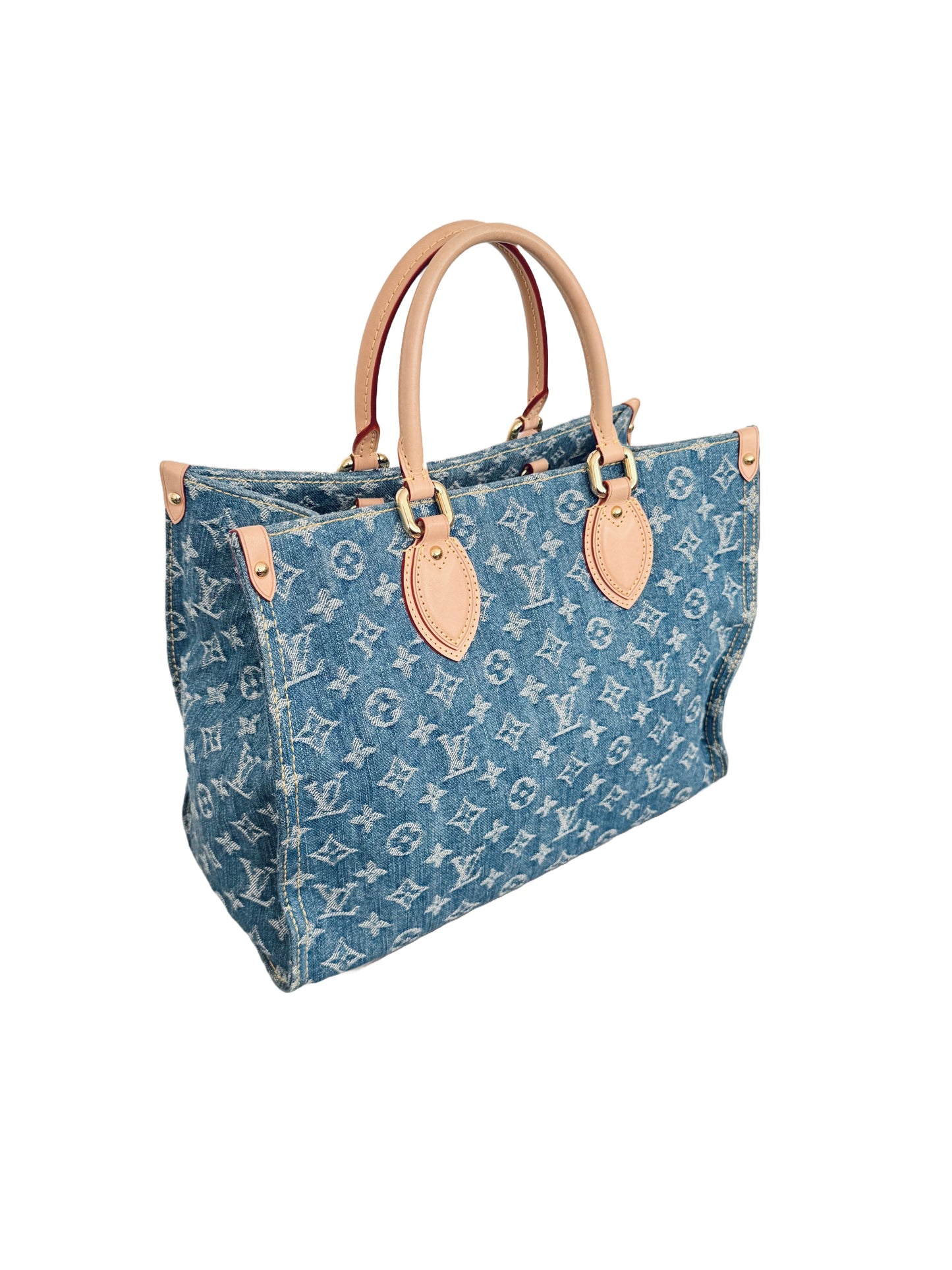 Louis Vuitton OnTheGo MM Monogram Denim Remix