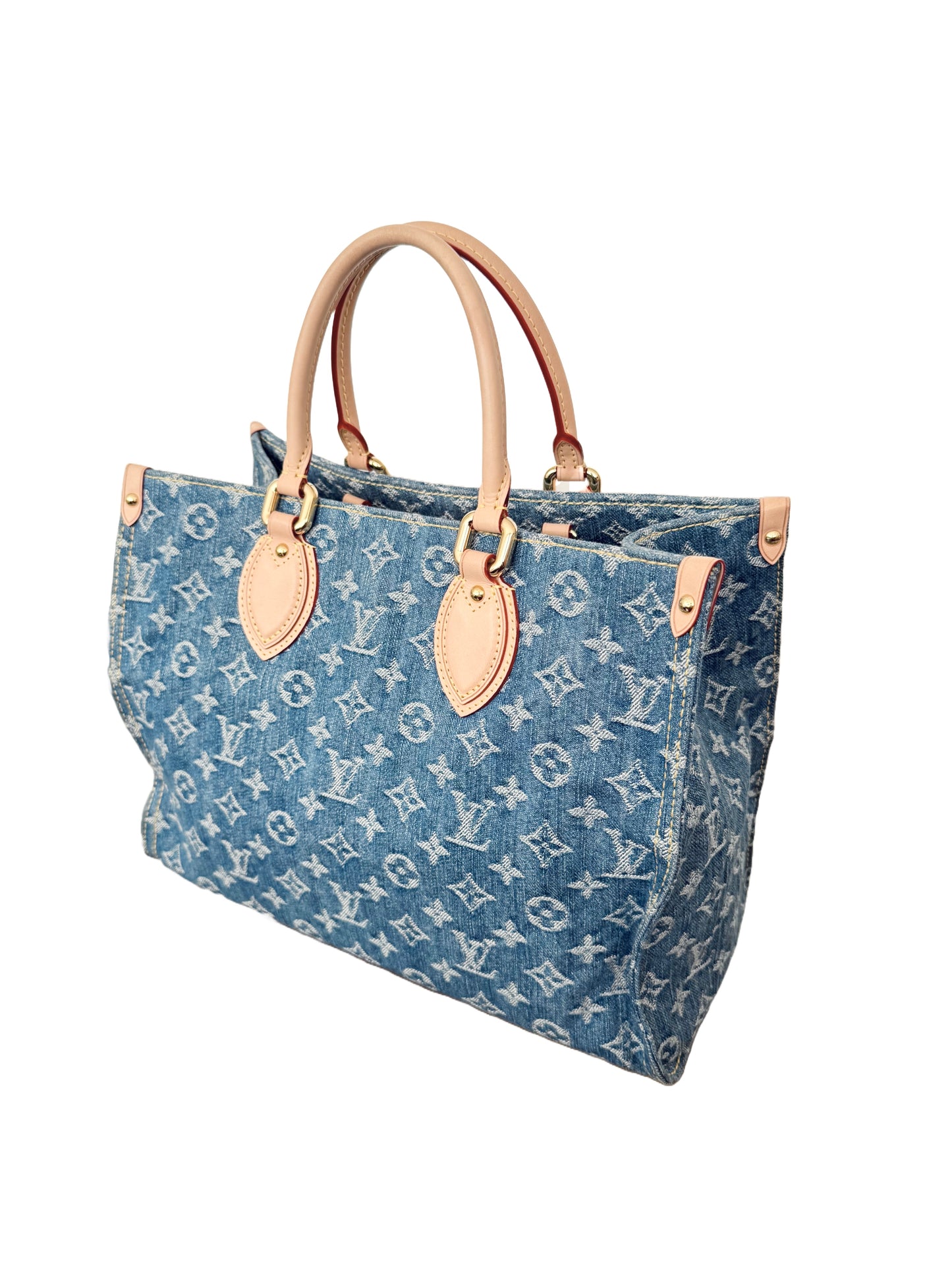 Louis Vuitton OnTheGo MM Monogram Denim Remix