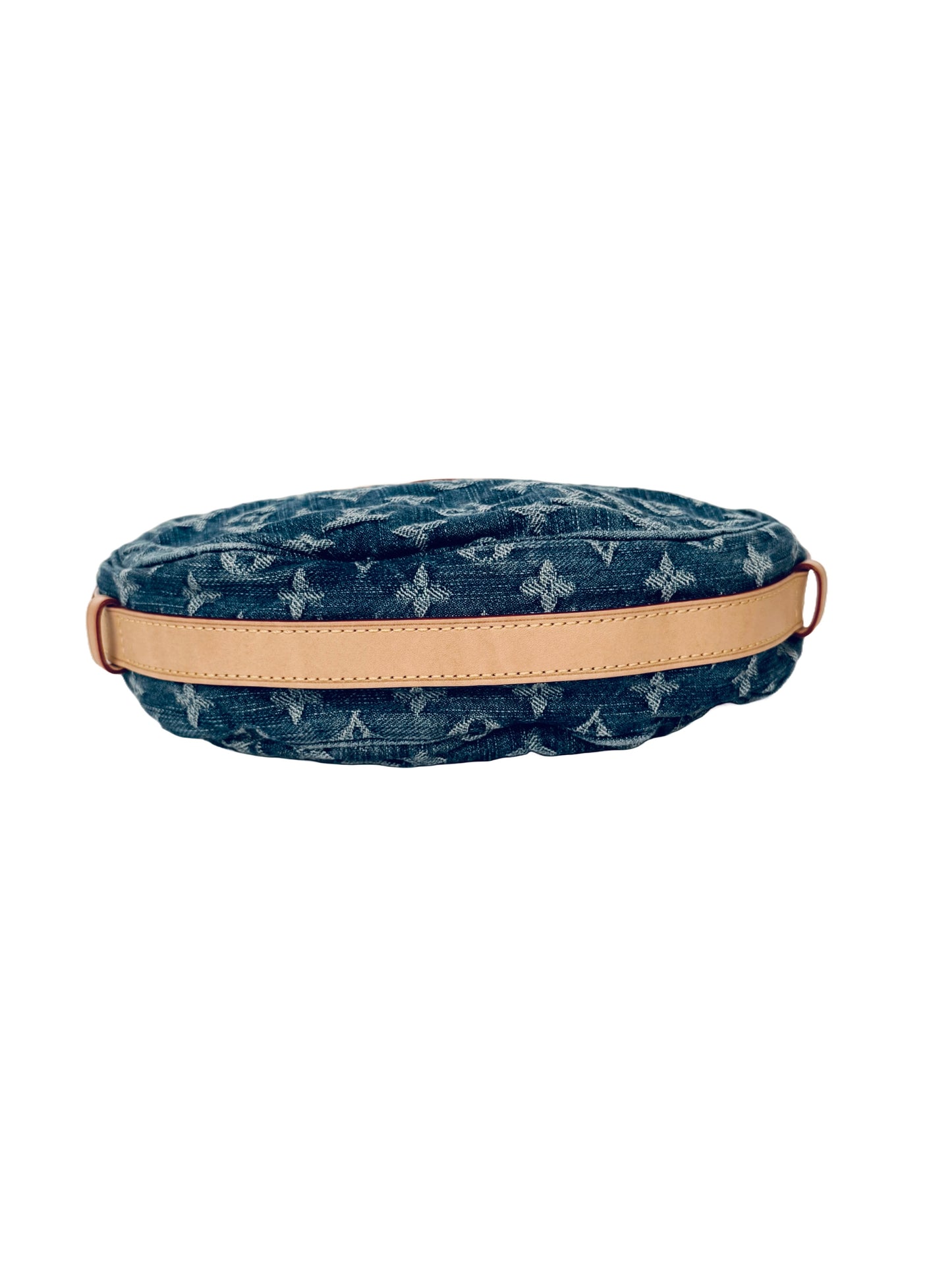 Louis Vuitton Croissant MM Monogram Denim Remix Blue