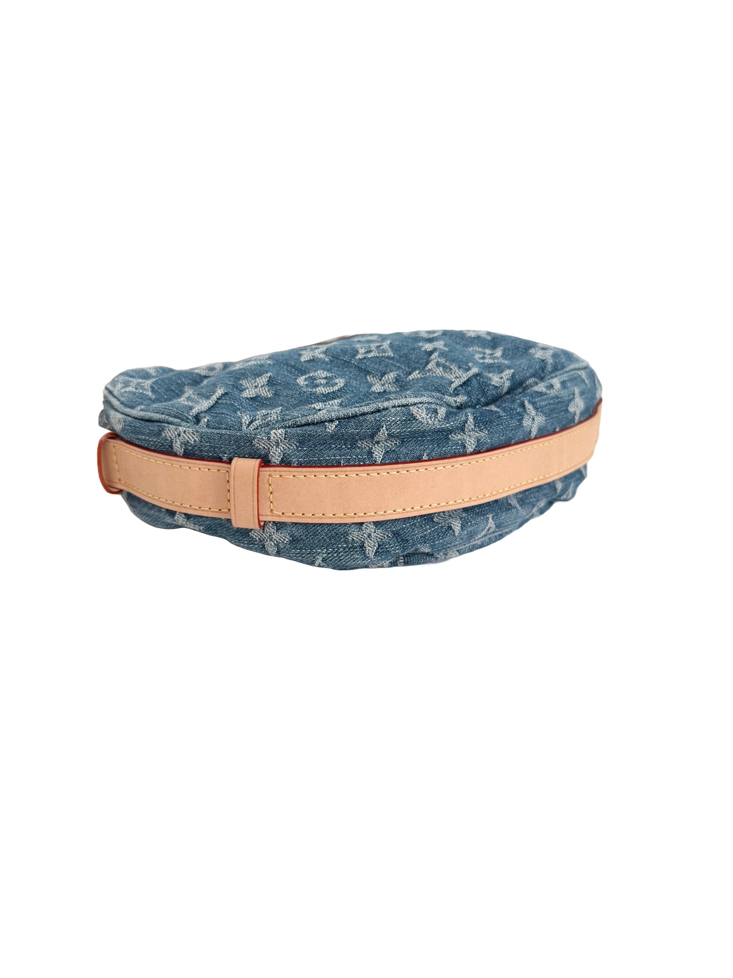 Louis Vuitton Croissant MM Monogram Denim Remix Blue