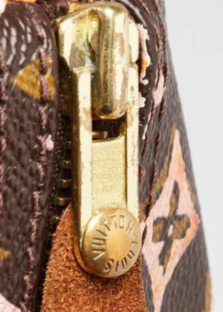 Louis Vuitton Richard Prince Watercolor Aquarelle Speedy 35 Brown