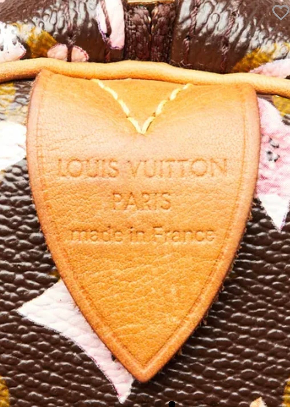 Louis Vuitton Richard Prince Watercolor Aquarelle Speedy 35 Brown