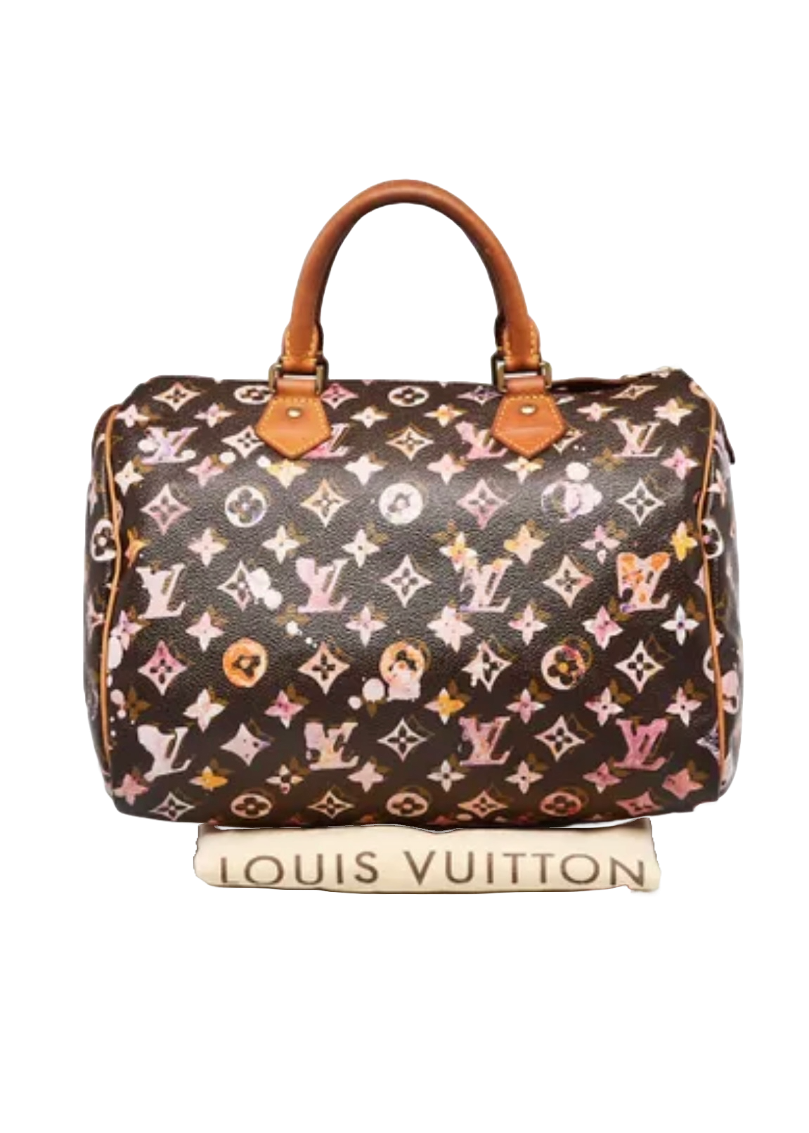 Louis Vuitton Richard Prince Watercolor Aquarelle Speedy 35 Brown