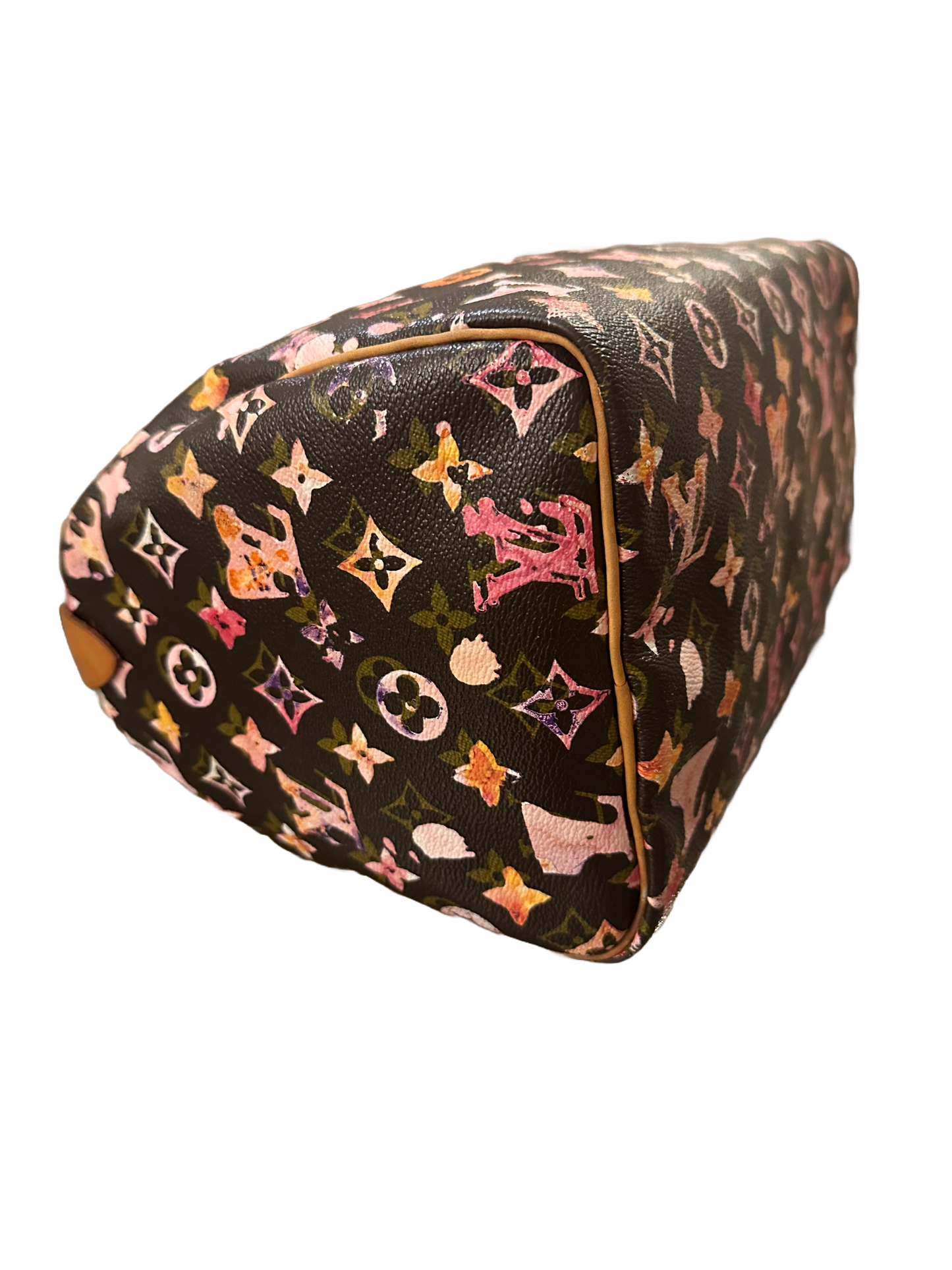 Louis Vuitton Richard Prince Watercolor Aquarelle Speedy 35 Brown