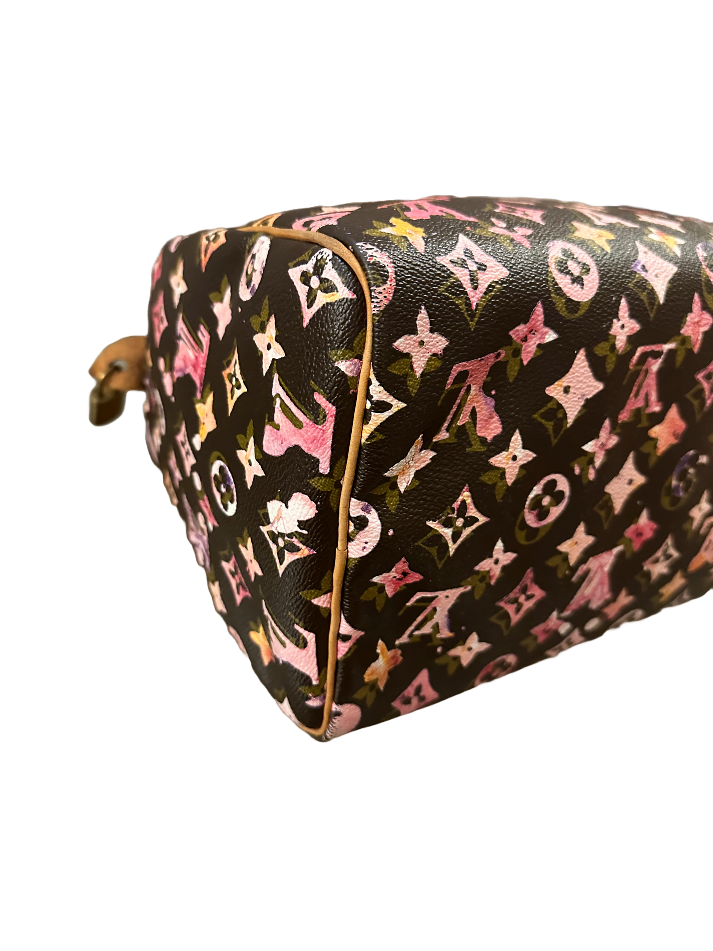 Louis Vuitton Richard Prince Watercolor Aquarelle Speedy 35 Brown