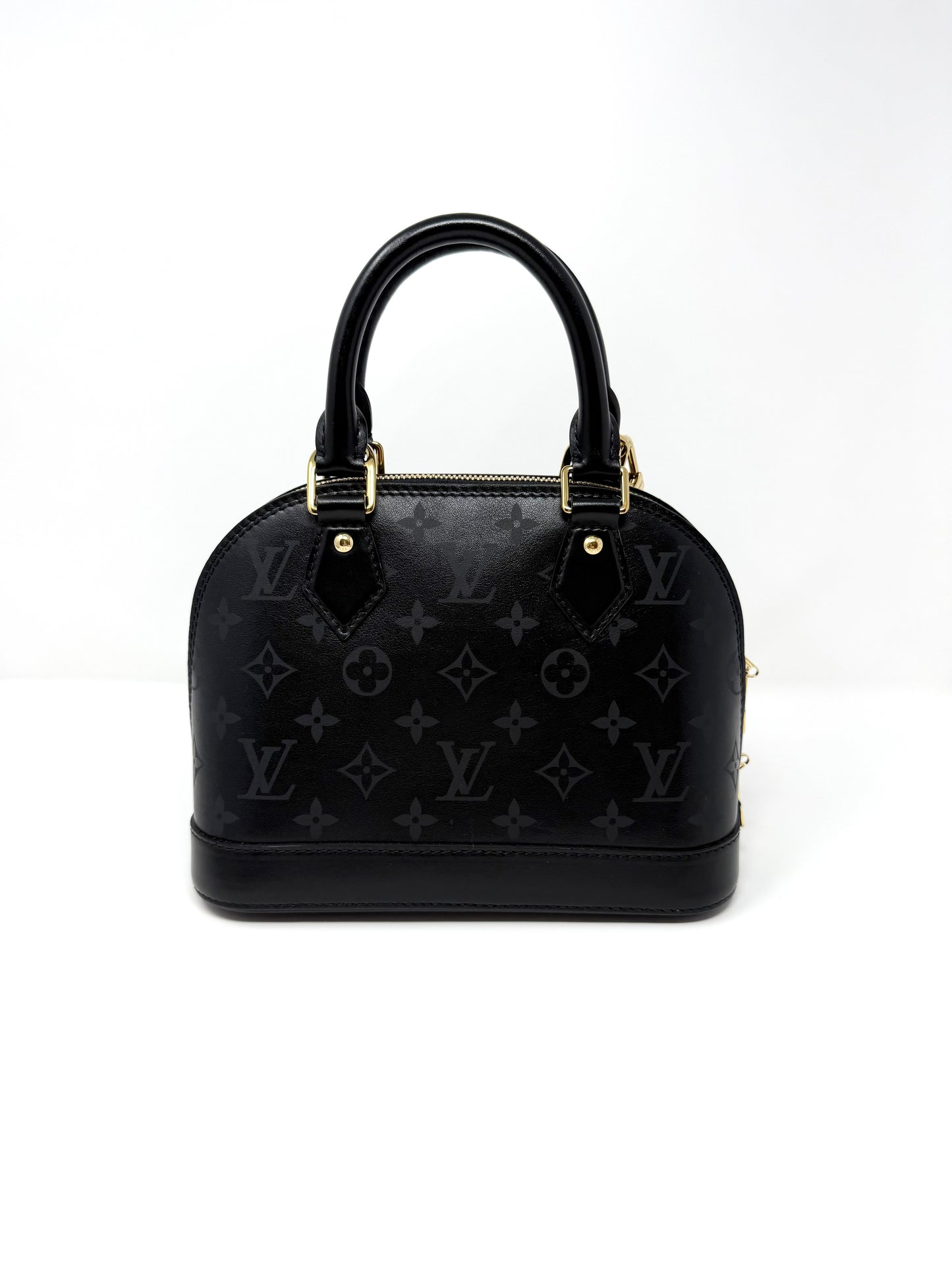 Louis Vuitton Monogram Ink Alma BB Chain Black