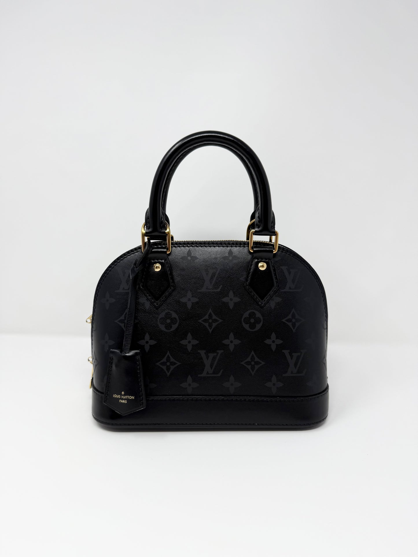 Louis Vuitton Monogram Ink Alma BB Chain Black