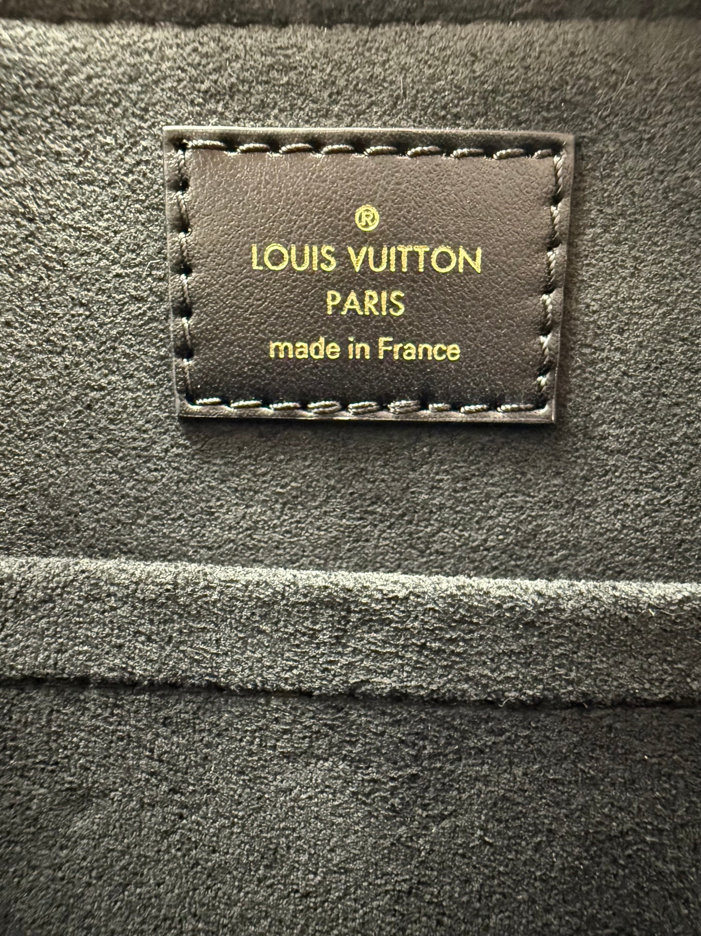 Louis Vuitton Monogram Ink Alma BB Chain Black