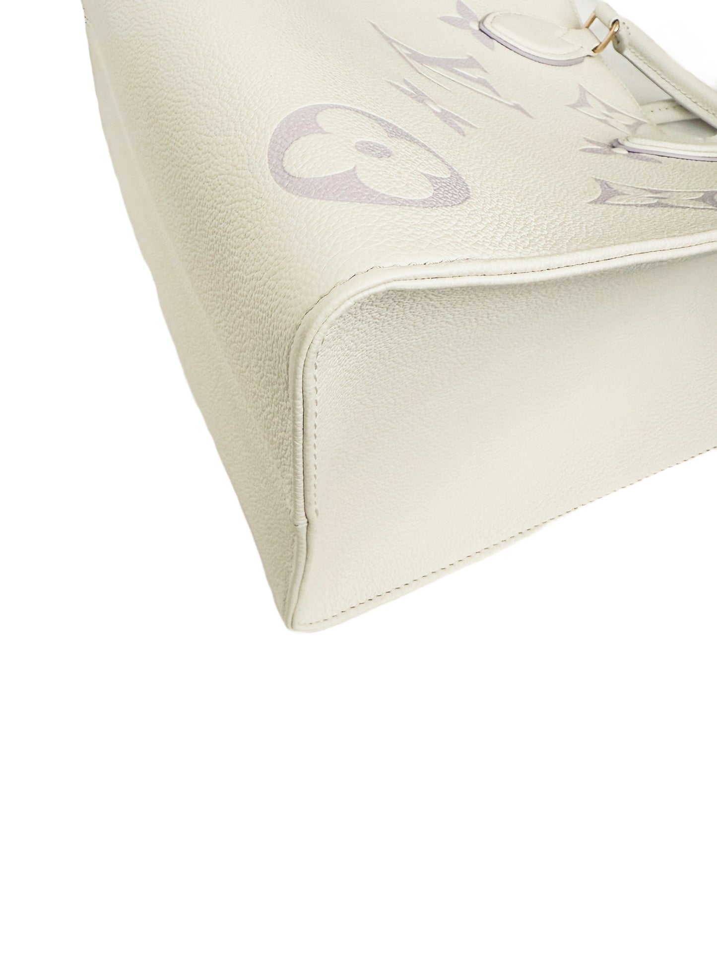 Louis Vuitton OnTheGo MM Bubble Tea Latte Monogram Cream Lilac Purple