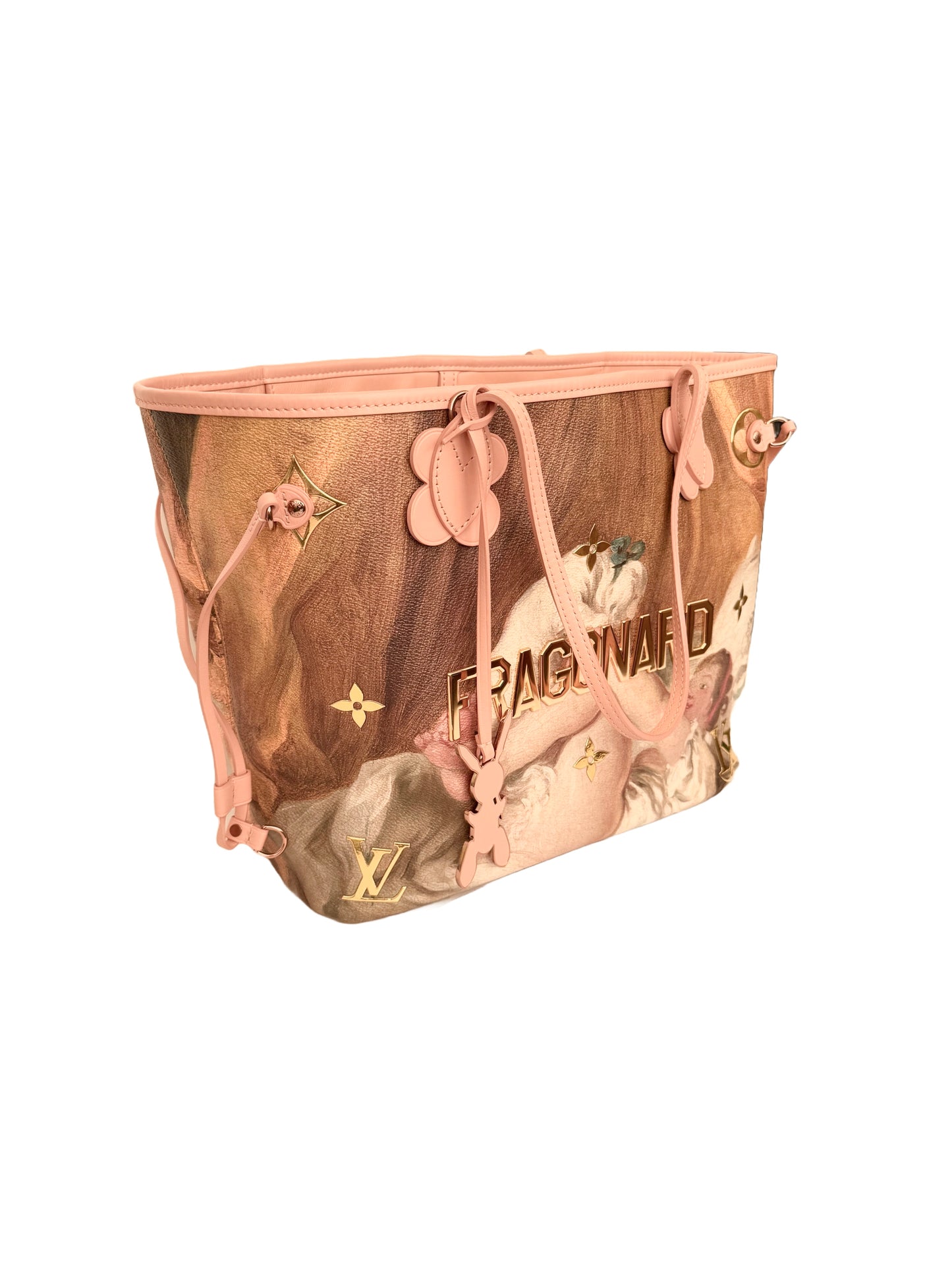 Louis Vuitton Fragonard Neverfull MM Masters Collection Pink