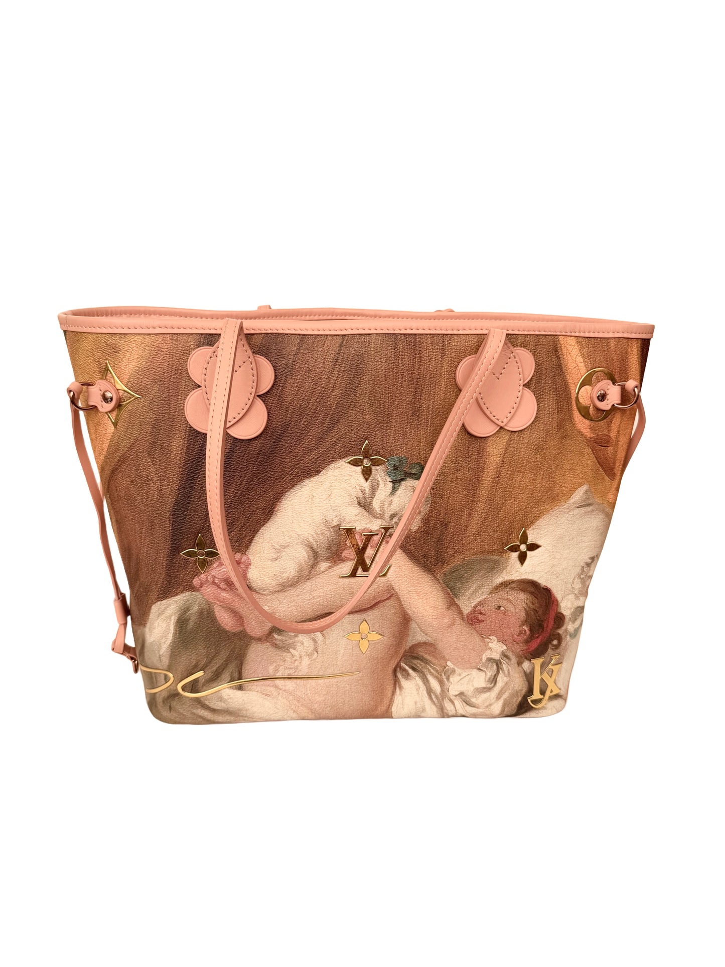 Louis Vuitton Fragonard Neverfull MM Masters Collection Pink