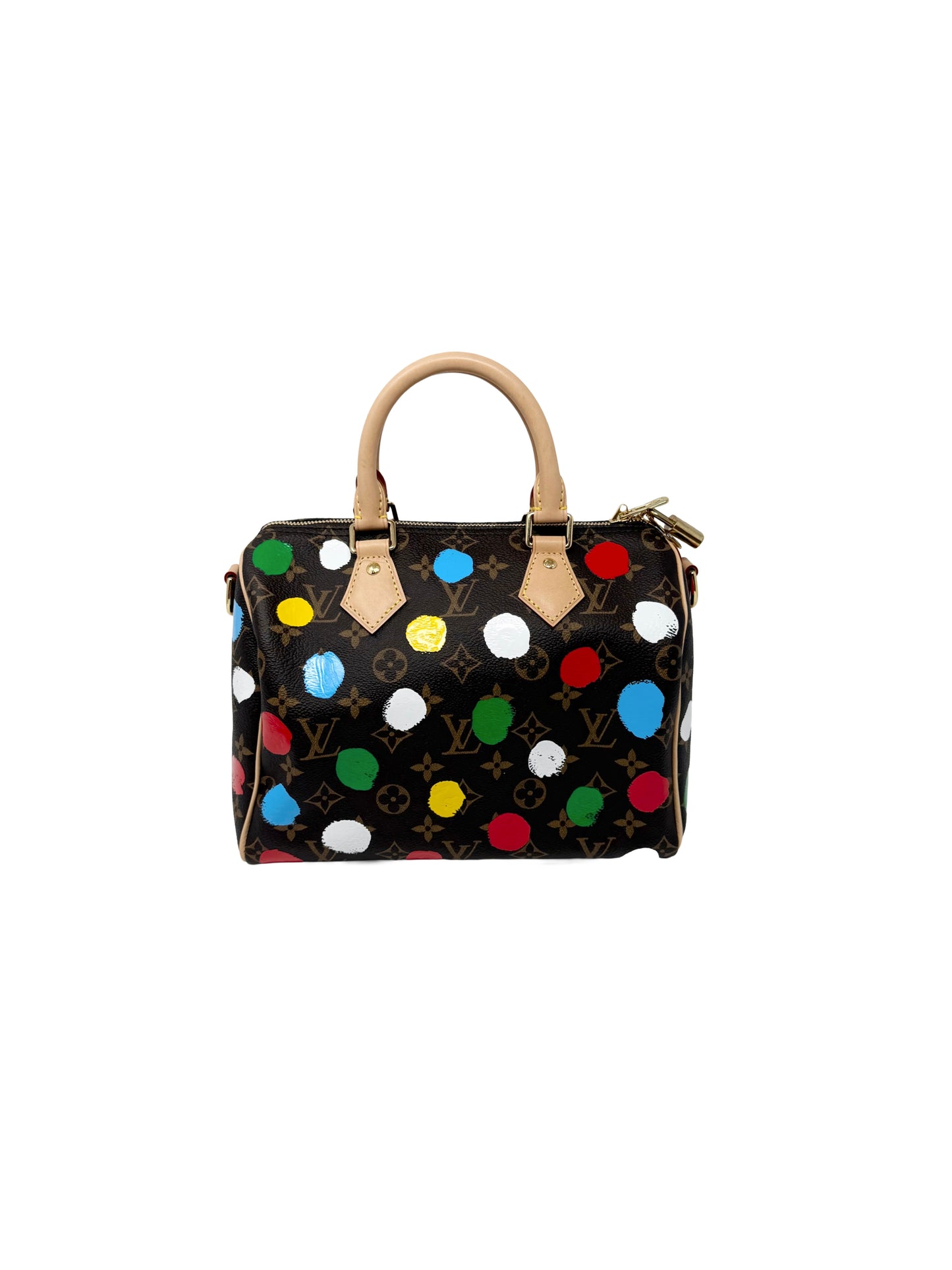Louis Vuitton x Yayoi Kusama Speedy Bandouliere 25 Multicolor Painted Dots