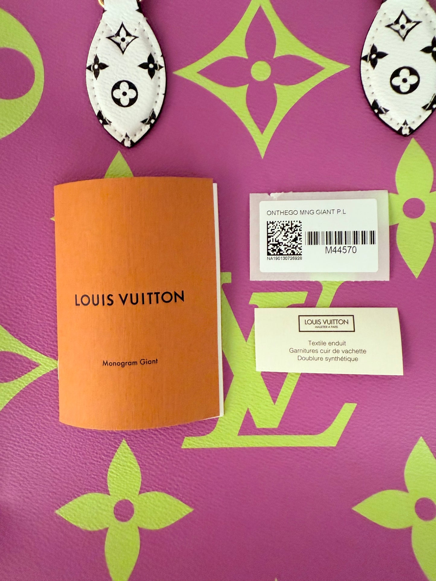 Louis Vuitton OnTheGo GM Monogram Giant Multicolor Green Lilac