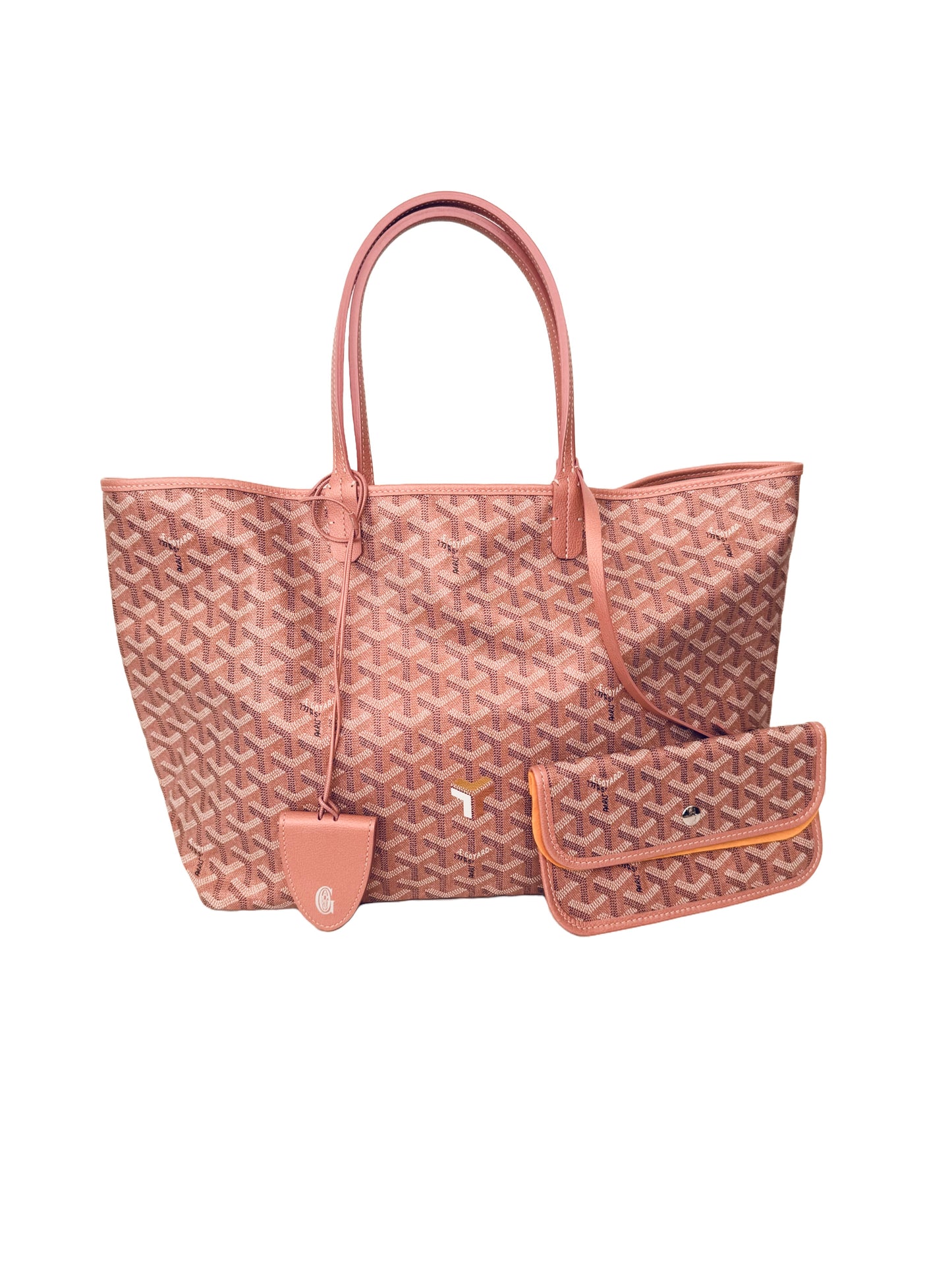 Goyard Saint Louis PM Tote Bag Iridescent Pearly Pink