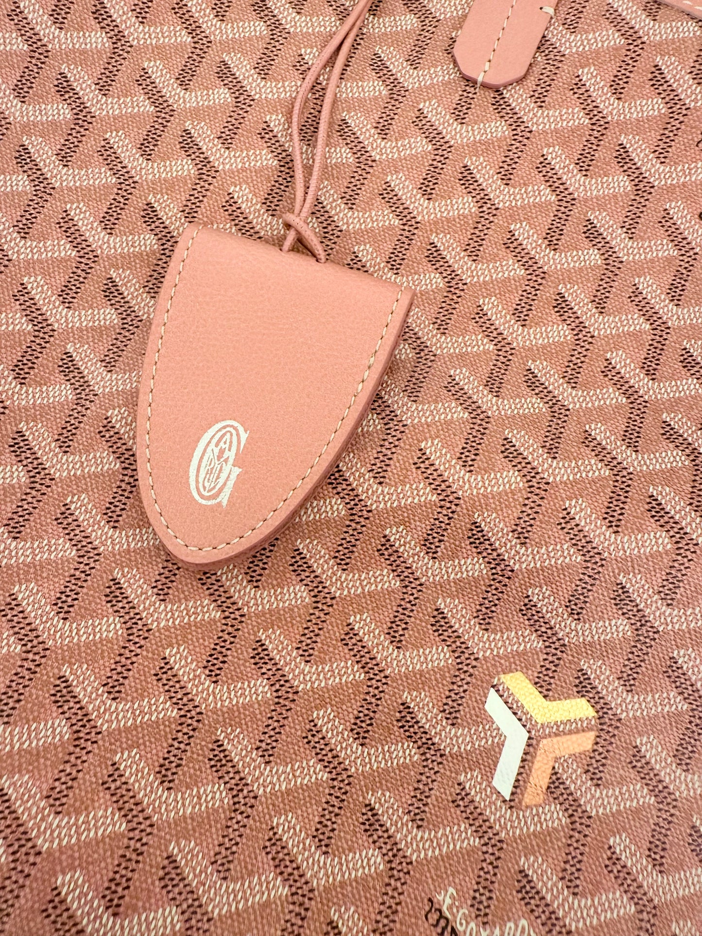 Goyard Saint Louis PM Tote Bag Iridescent Pearly Pink
