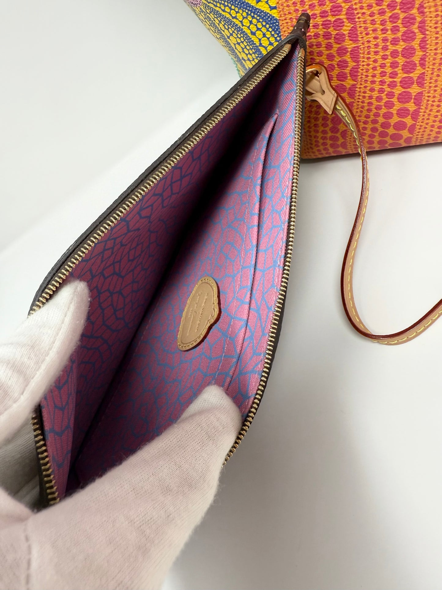 Louis Vuitton Yayoi Kusama Neverfull MM Multicolor Pumpkin Dots LV x YK