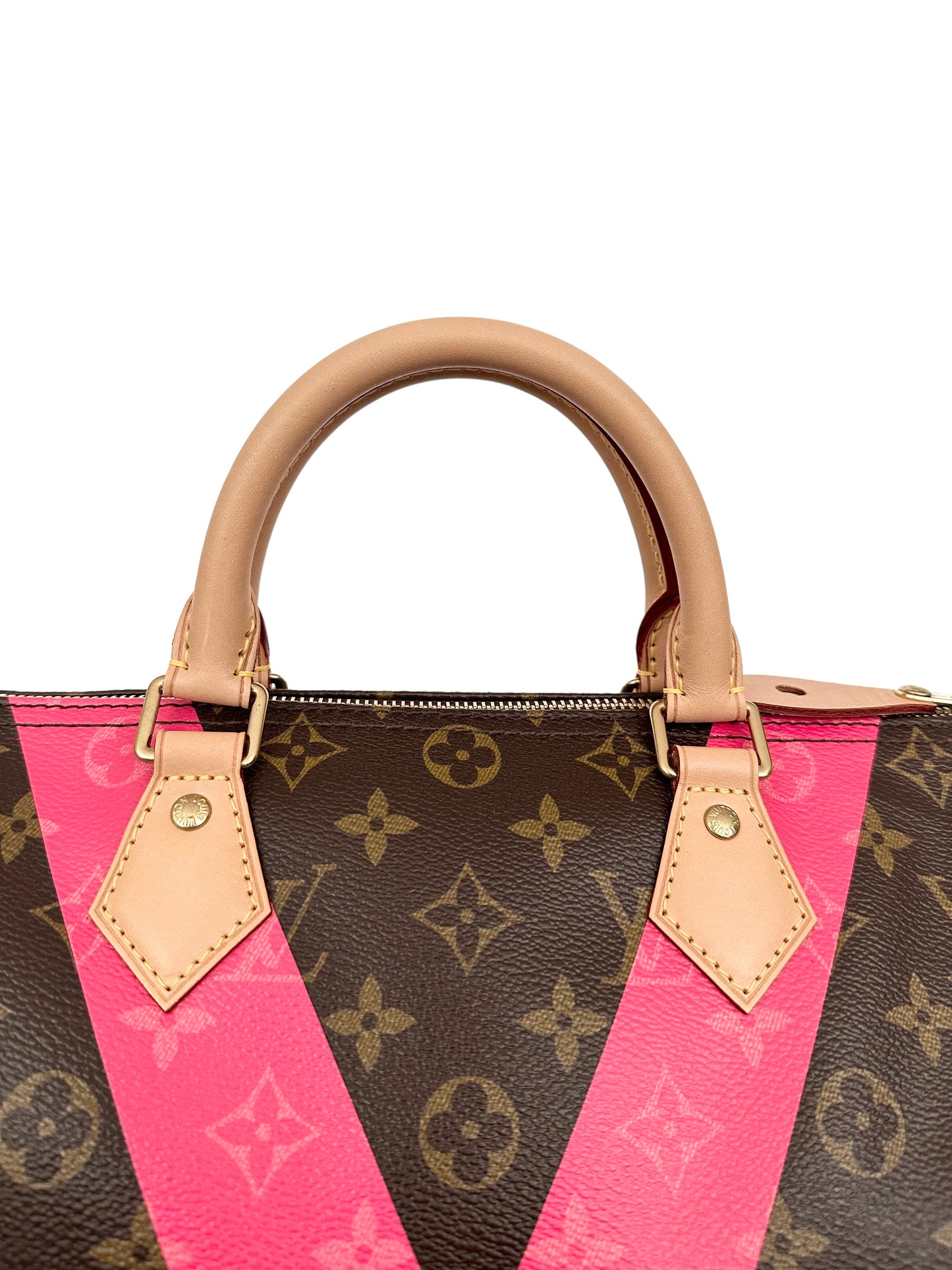 Louis Vuitton Speedy 30 V Voyage Grenade Monogram Pink Limited Edition