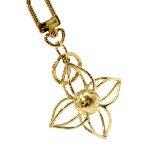 Louis Vuitton Golden Sphere Fleur Keychain Keyring Bag Charm Limited Edition