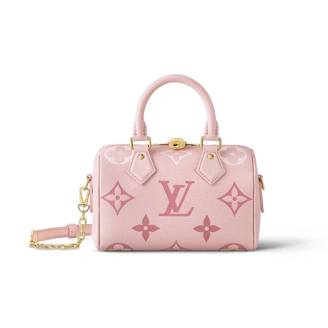 Louis Vuitton Speedy 20 Bandouliere Pink Degrade Monogram Empreinte By The Pool