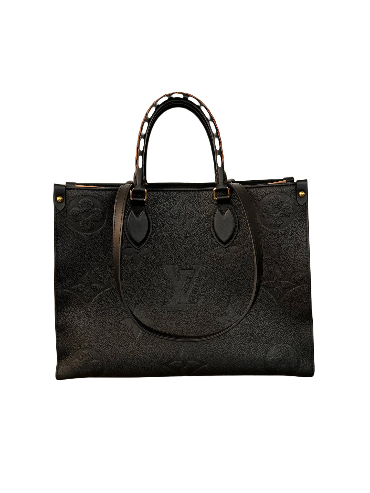 Louis Vuitton OnTheGo Tote Wild at Heart Monogram Empreinte Giant MM Black