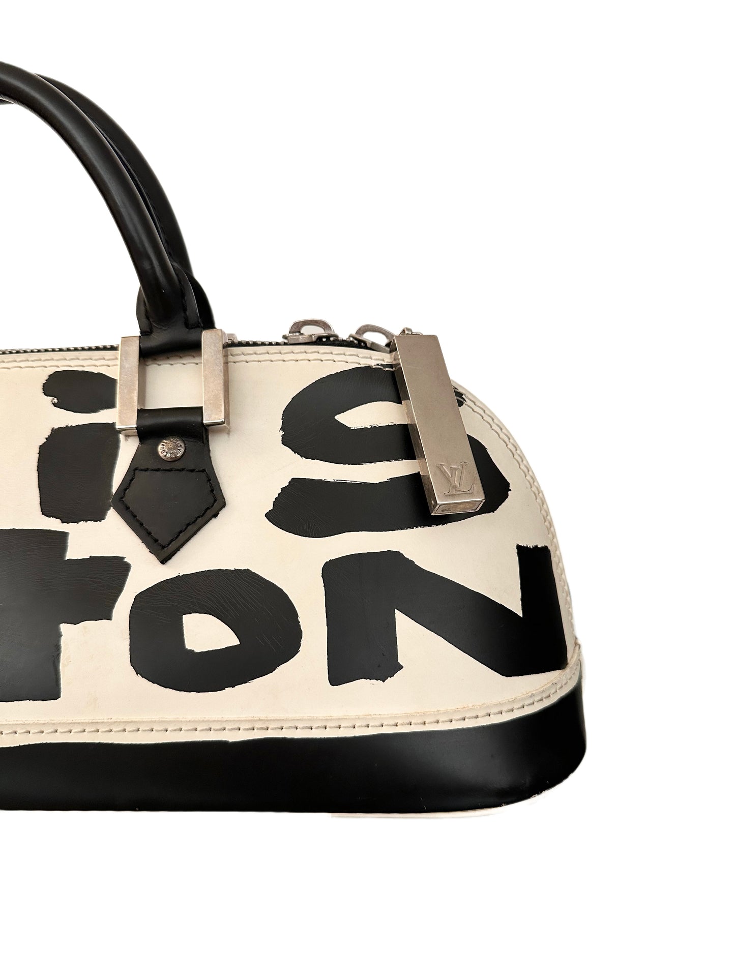 Louis Vuitton Graffiti Alma Horizontal Stephen Sprouse Black White