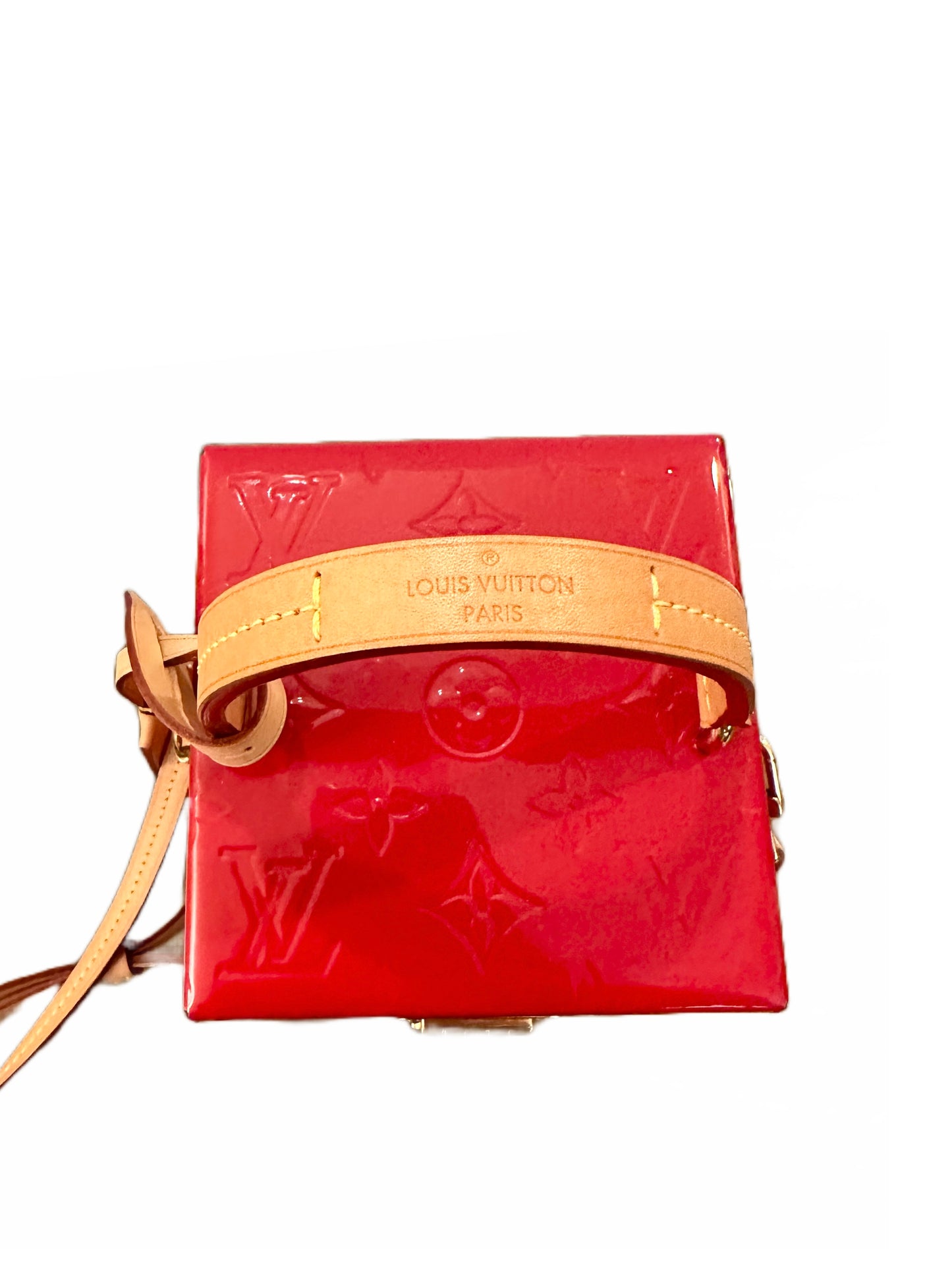 Louis Vuitton Monogram Vernis Bleecker Box Red