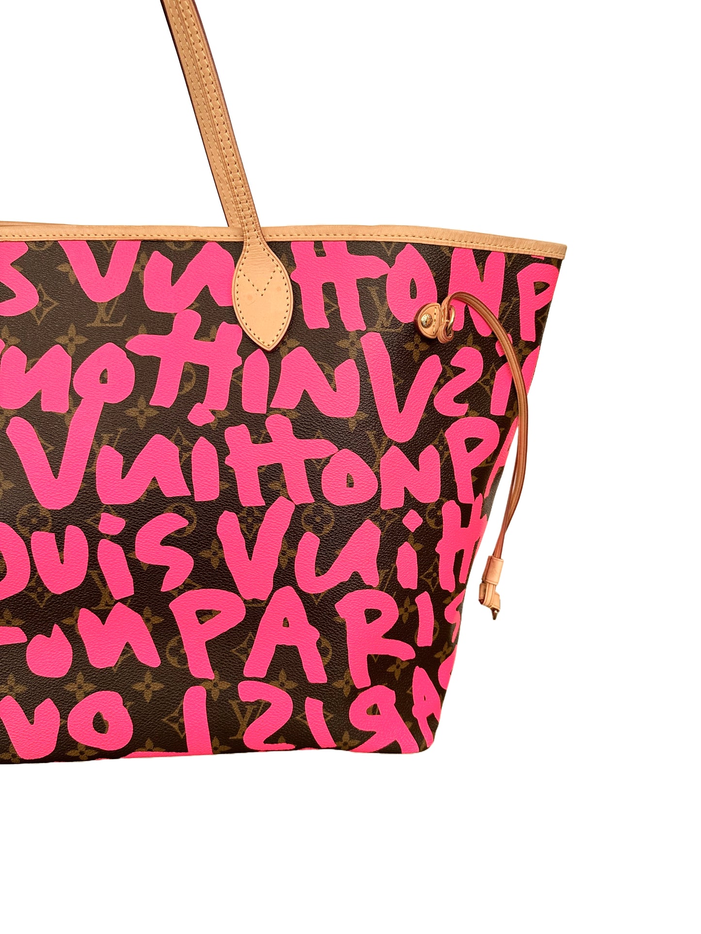 Louis Vuitton Stephen Sprouse Neverfull GM Graffiti Fuchsia Pink Limited Edition