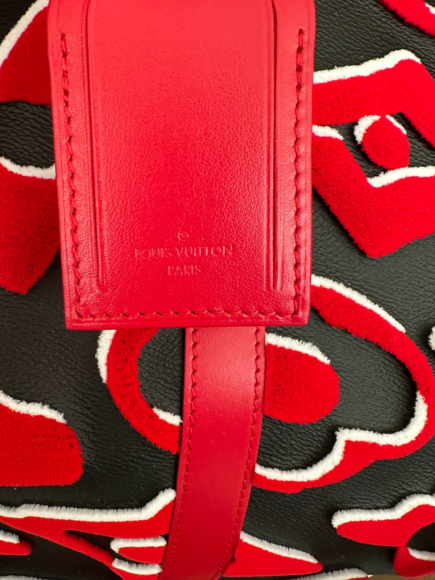 Louis Vuitton x Urs Fischer Limited Black & Red Tufted Monogram