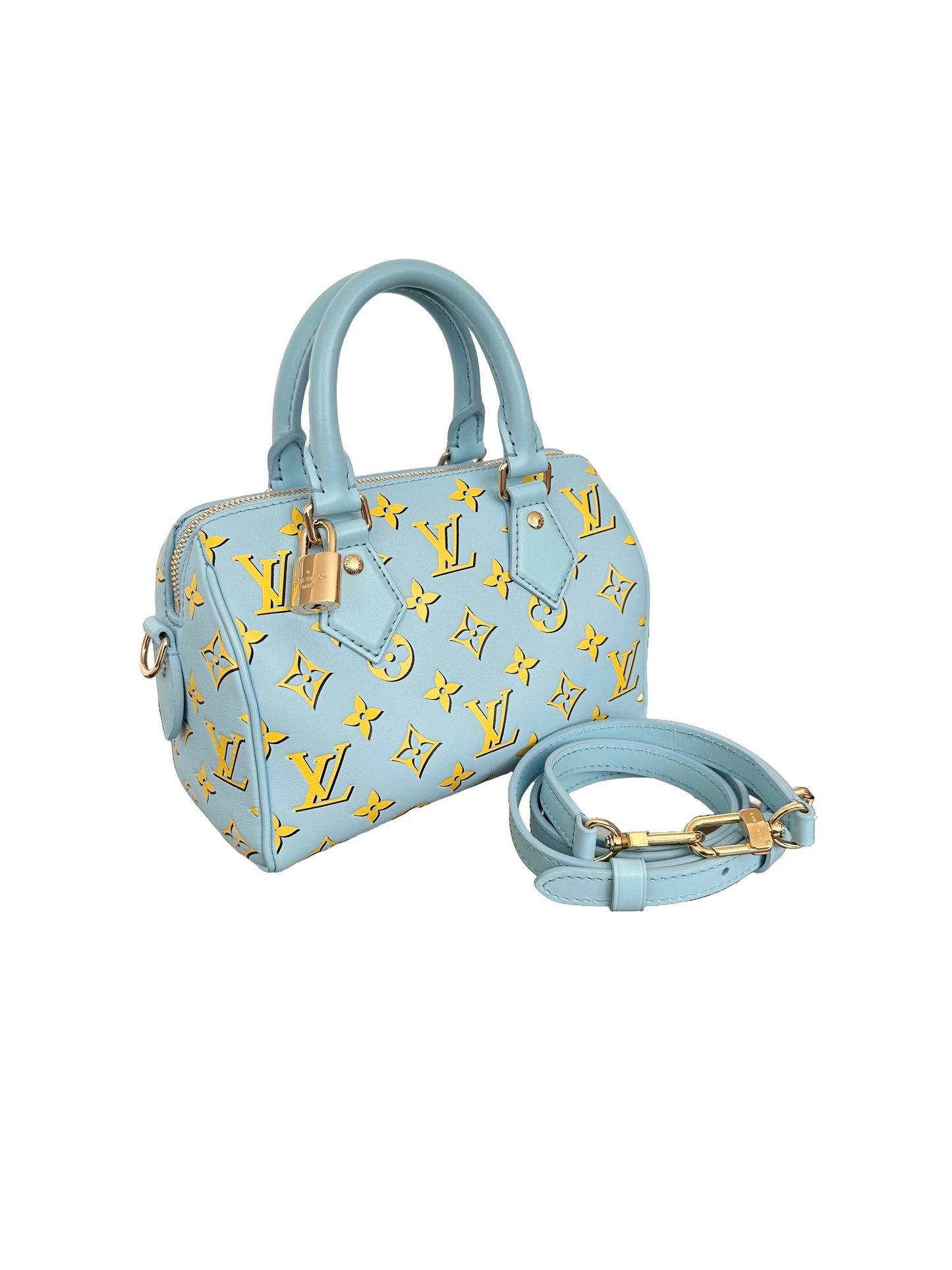 Louis Vuitton Speedy 20 Baby Blue