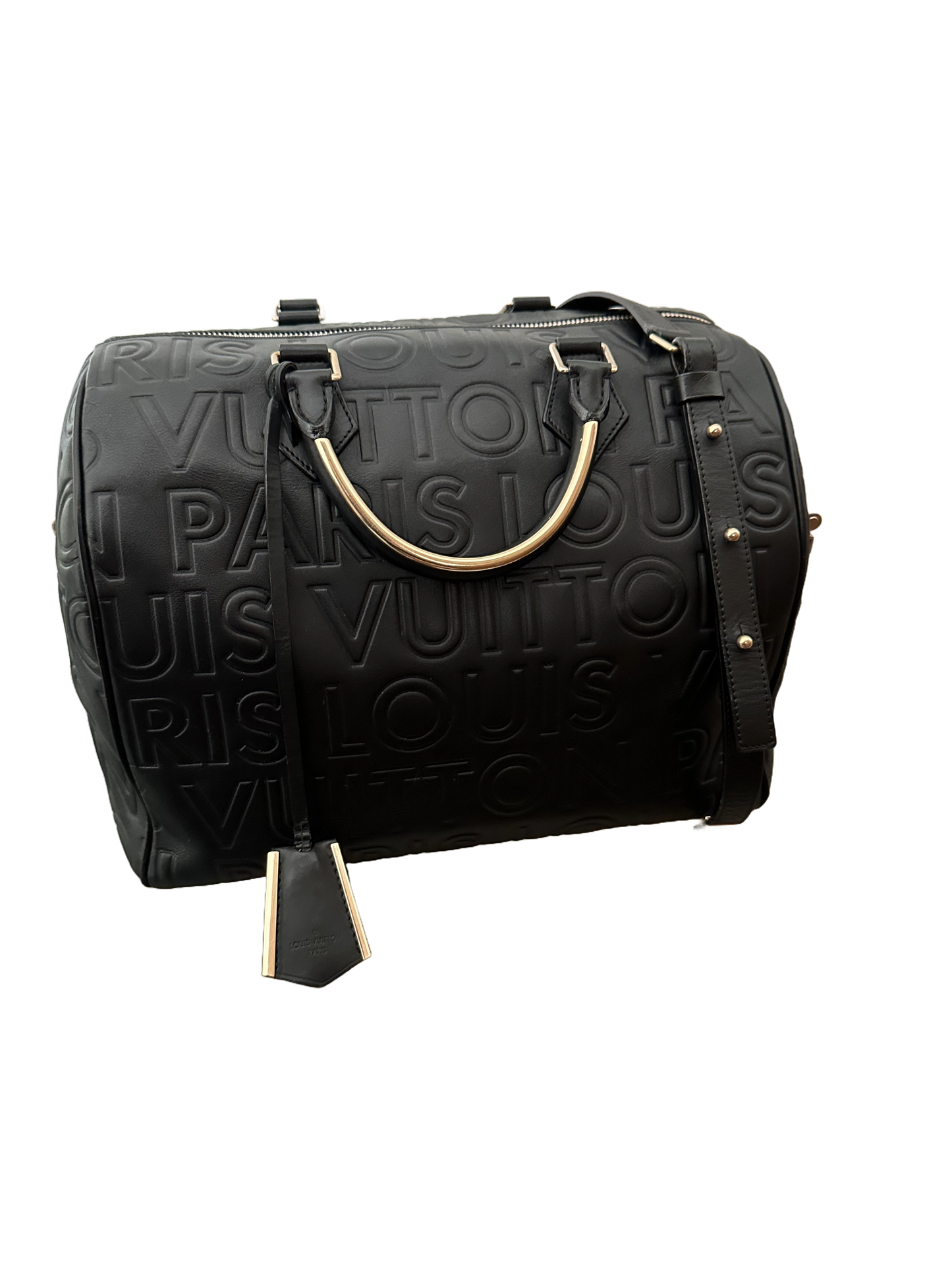 Louis Vuitton Speedy Cube 30 Embossed Black