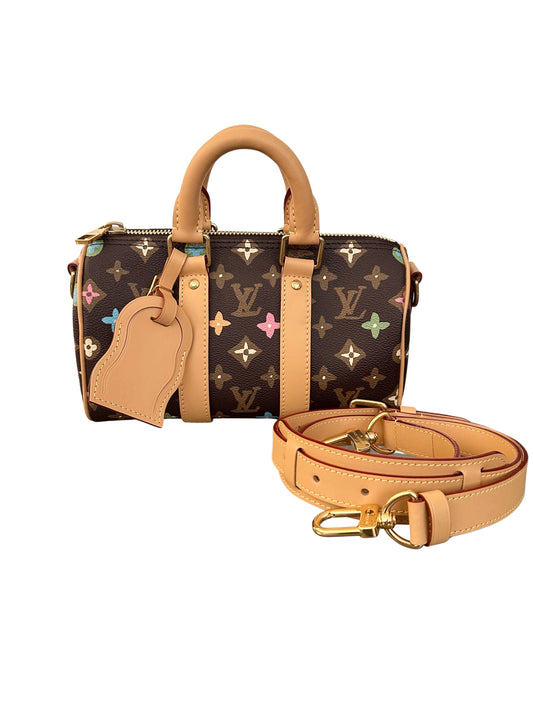 Louis Vuitton Tyler The Creator Keepall Bandouliere 25 Monogram Chocolate Craggy