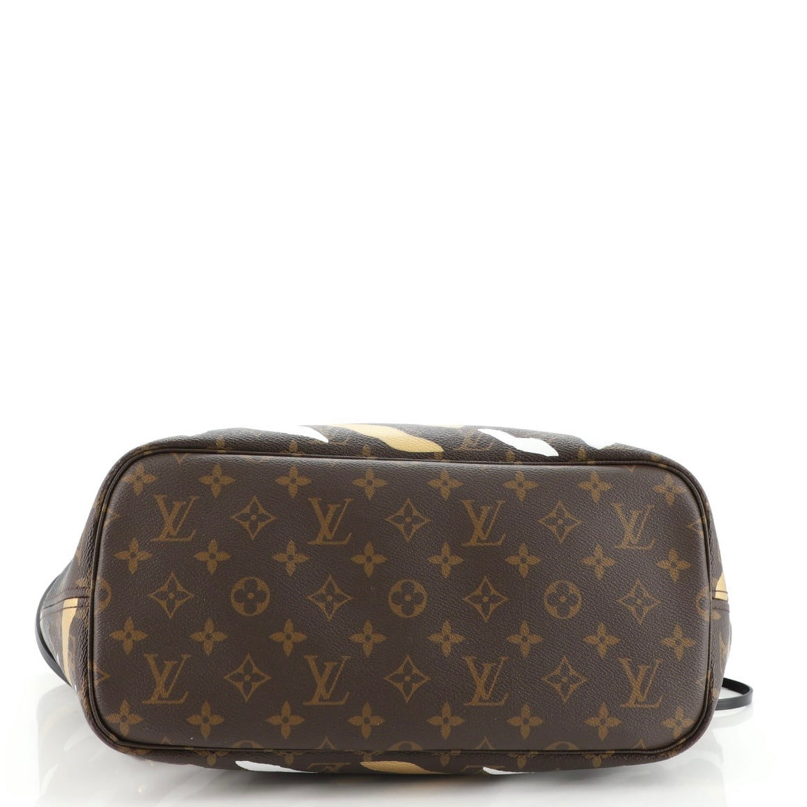 Louis Vuitton x LOL Monogram Neverfull MM Gold Silver