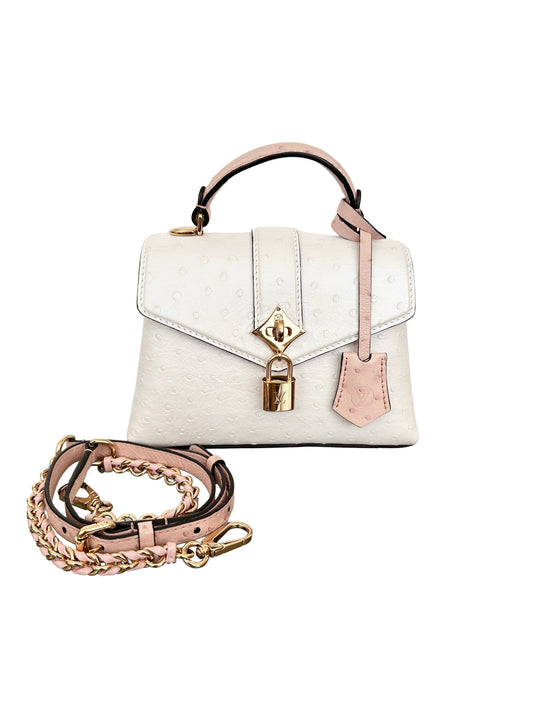 Louis Vuitton Rose des Vents Ostrich Mini Exotic Pearly White Sakura Pink