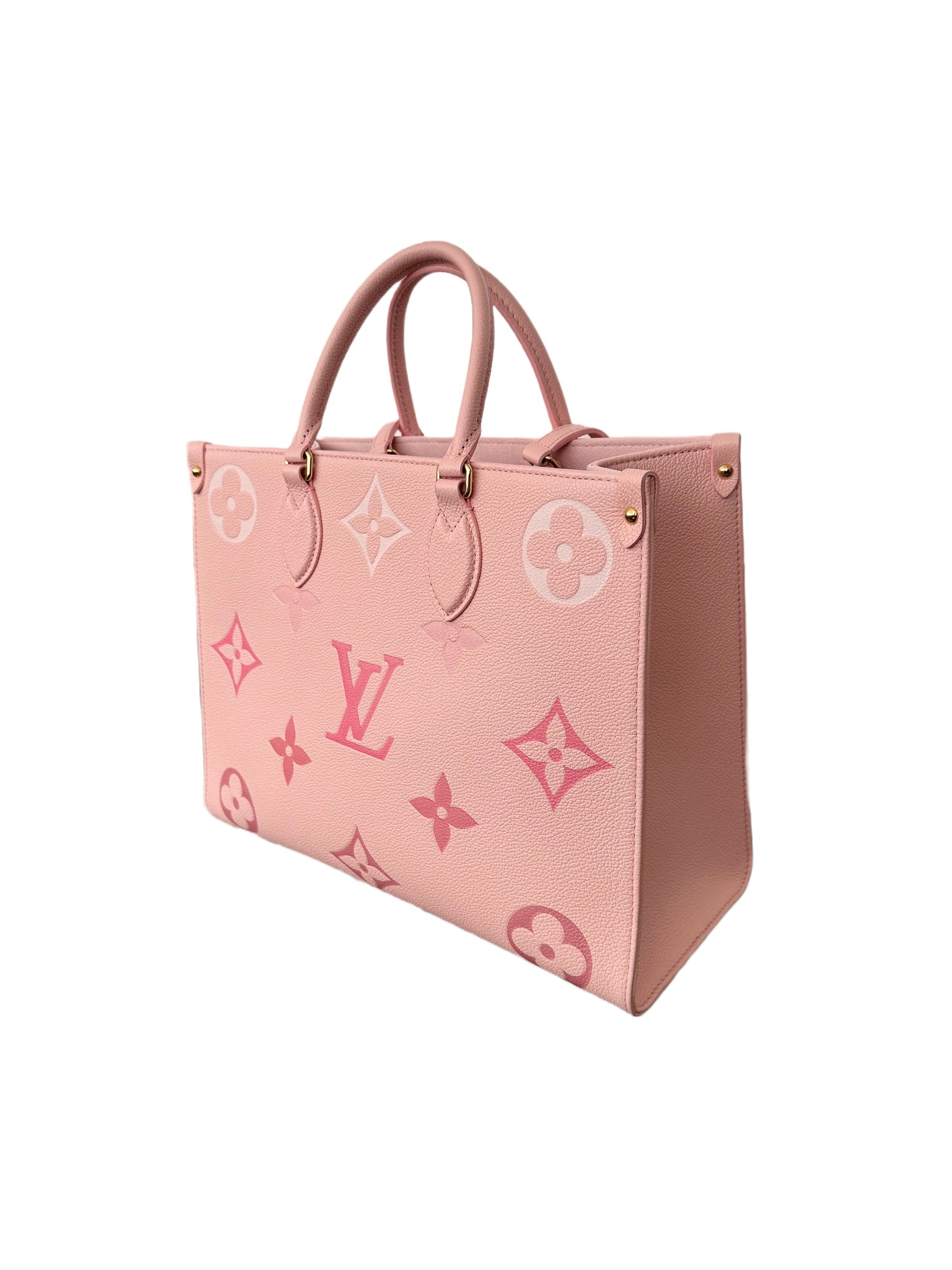 Louis Vuitton Onthego MM By The Pool Empreinte Giant Degrade Rose Gradient Pink