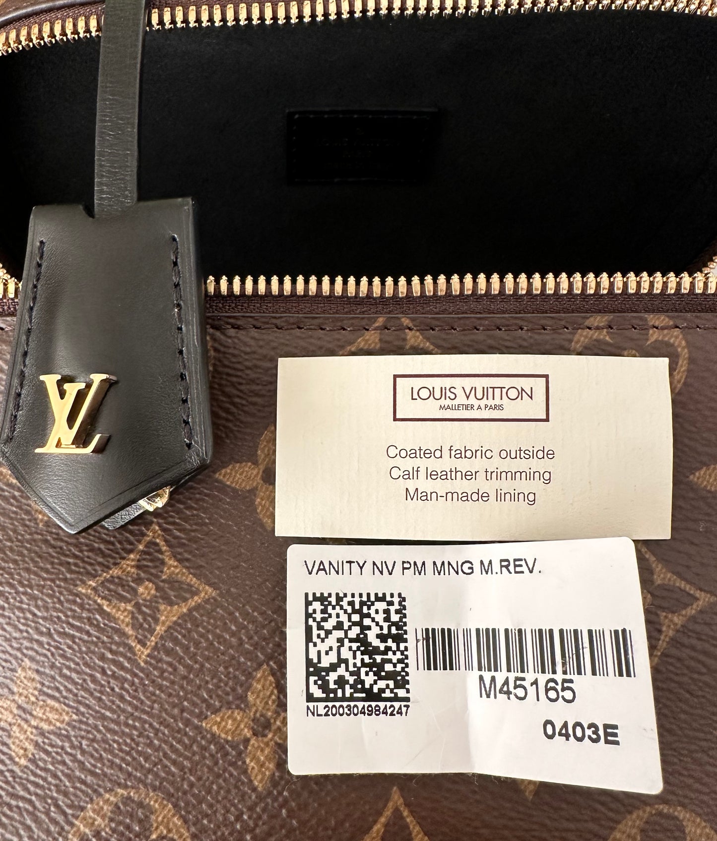 Louis Vuitton Monogram Reverse Vanity PM