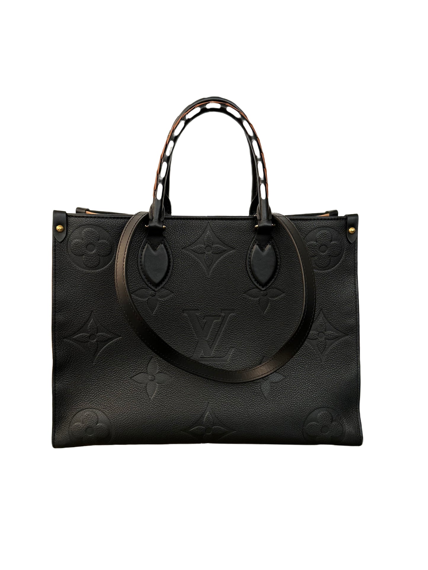 Louis Vuitton OnTheGo Tote Wild at Heart Monogram Empreinte Giant MM Black