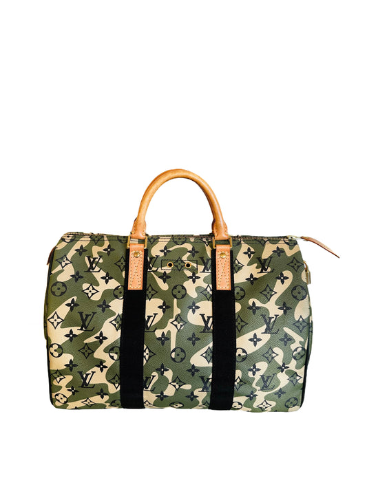 Louis Vuitton x Takashi Murakami Monogramouflage Speedy 35