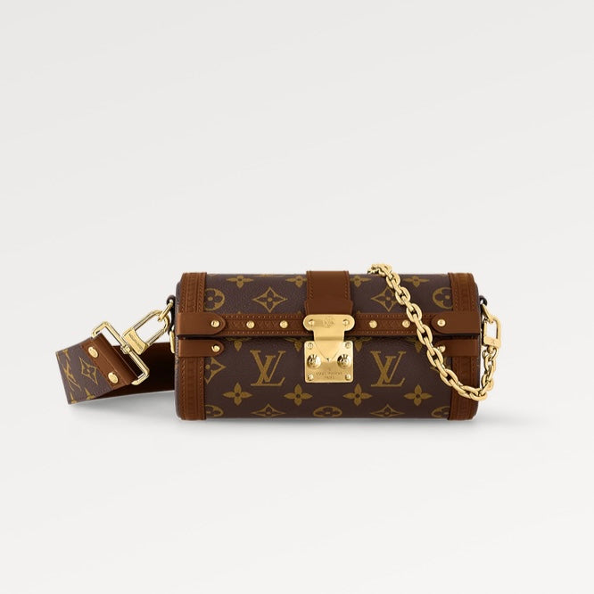 Louis Vuitton Papillon Trunk Monogram Chain Crossbody Bag