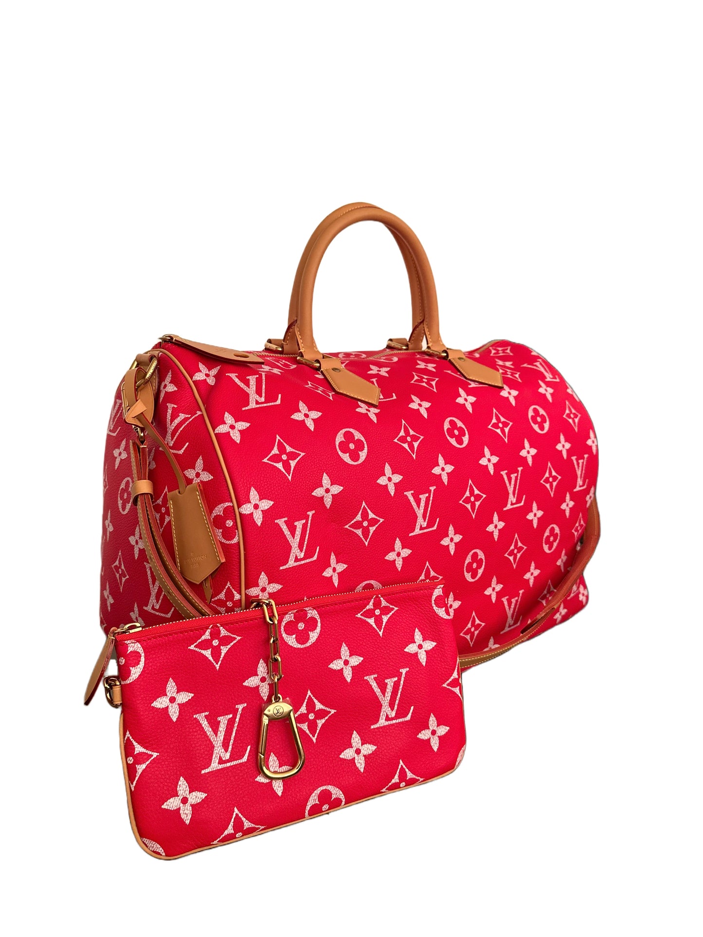 Louis Vuitton x Pharrell Williams Speedy P9 Bandoulière 50 Red Runway Limited